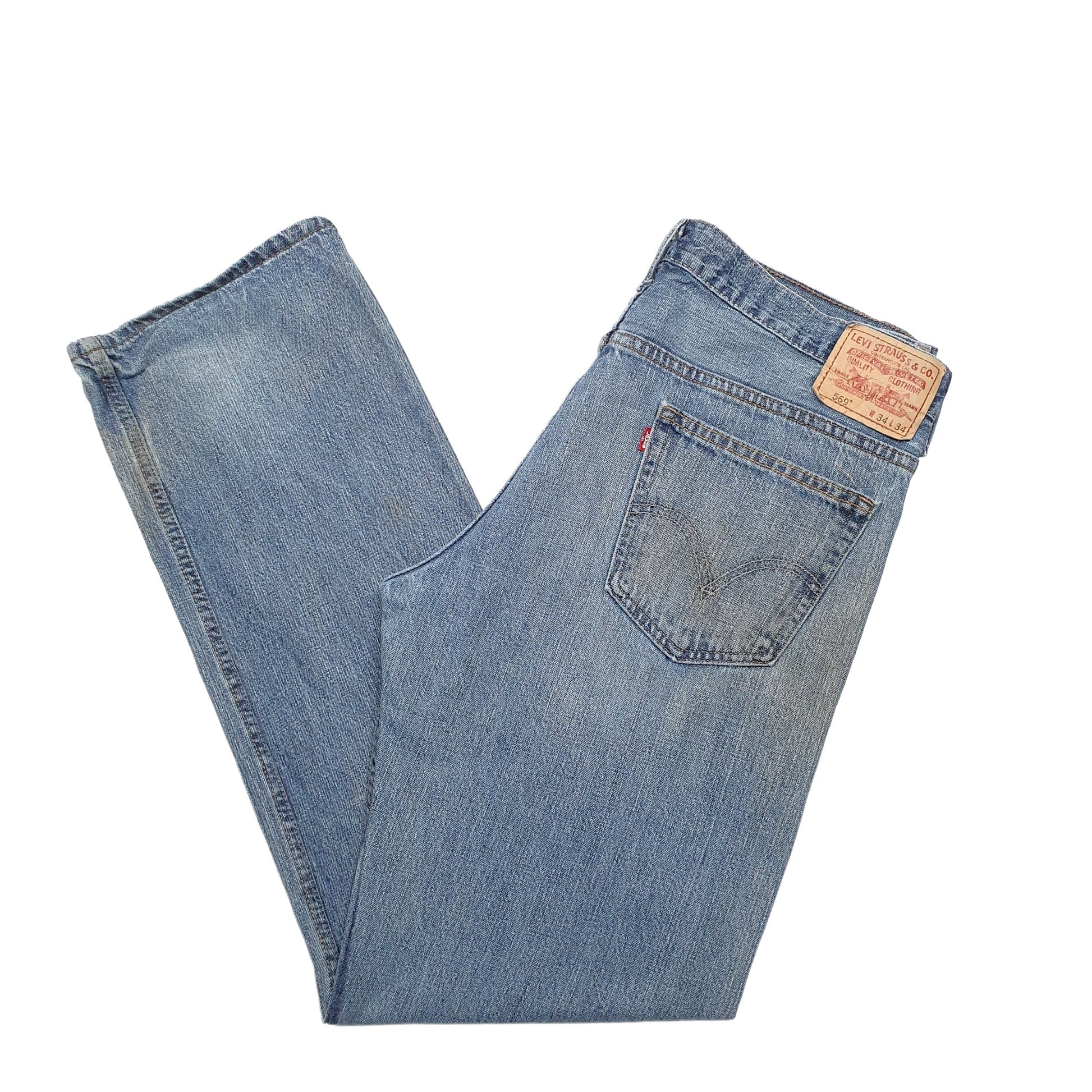 Mens Blue Levis  569 JeansW36 L34