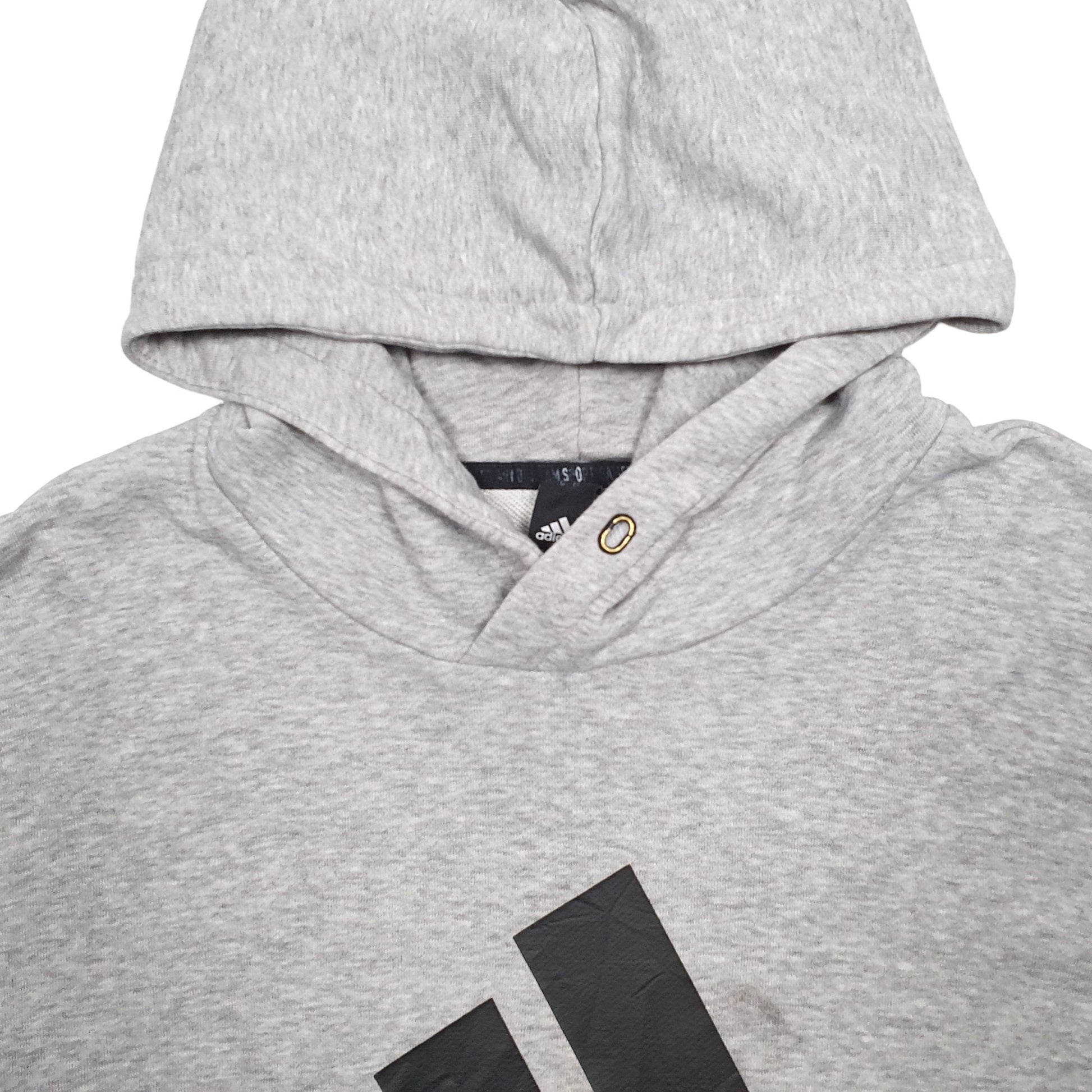 Mens Grey Adidas  Hoodie Jumper