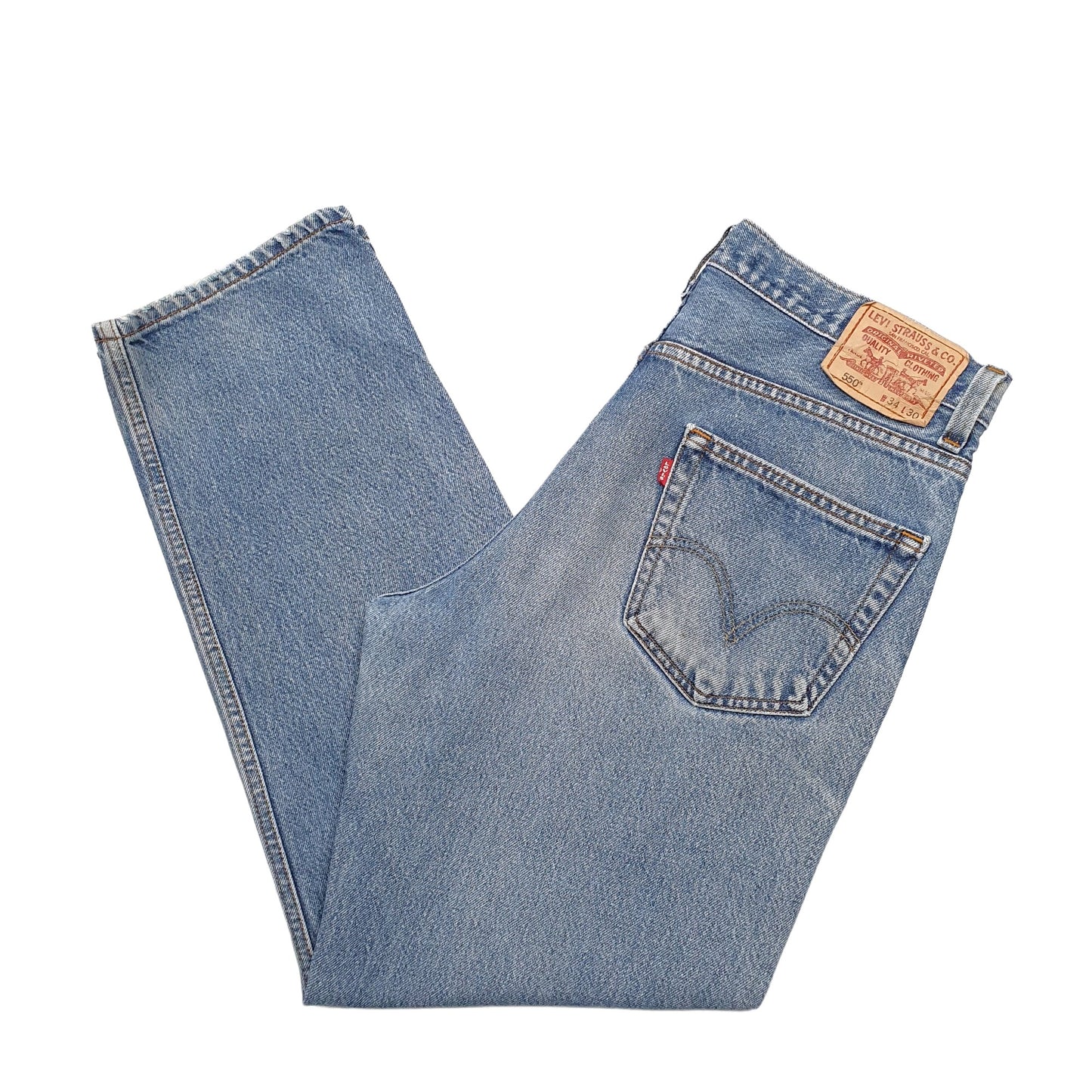 Mens Blue Levis  550 JeansW34 L30