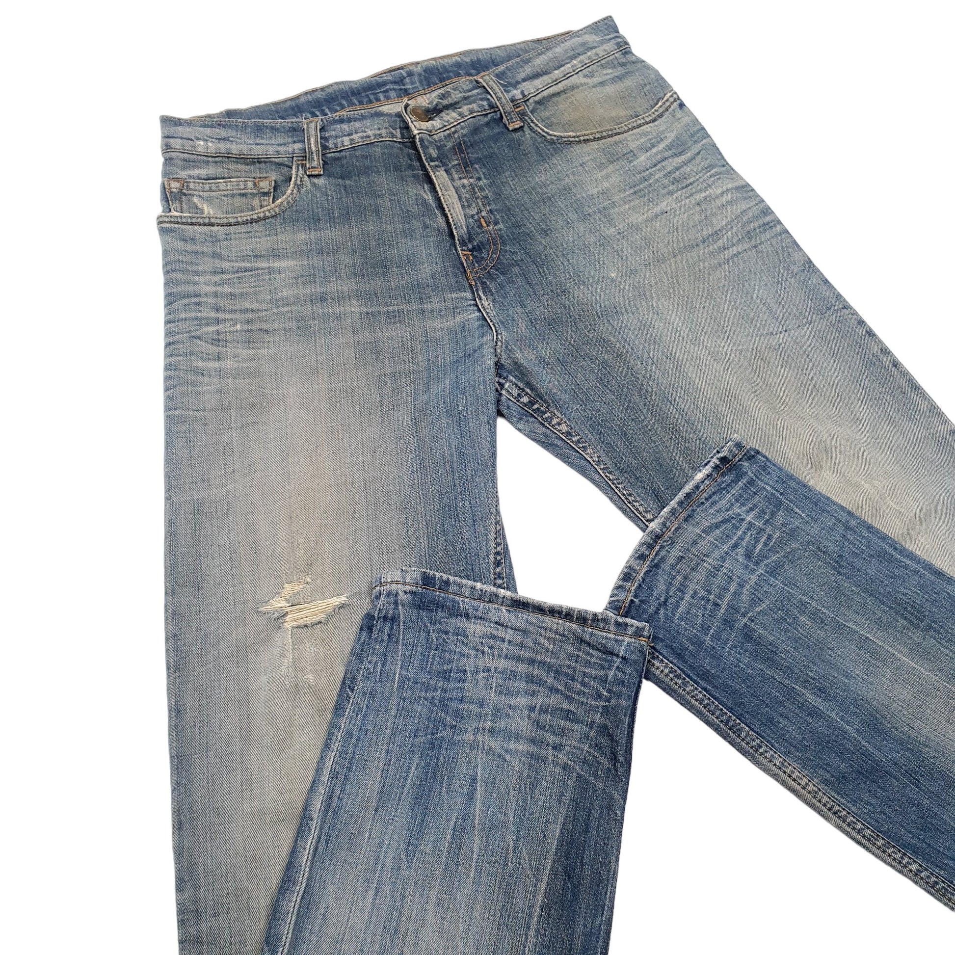 Mens Blue Carhartt Sonic Pant Stretch Casual JeansW32 L32