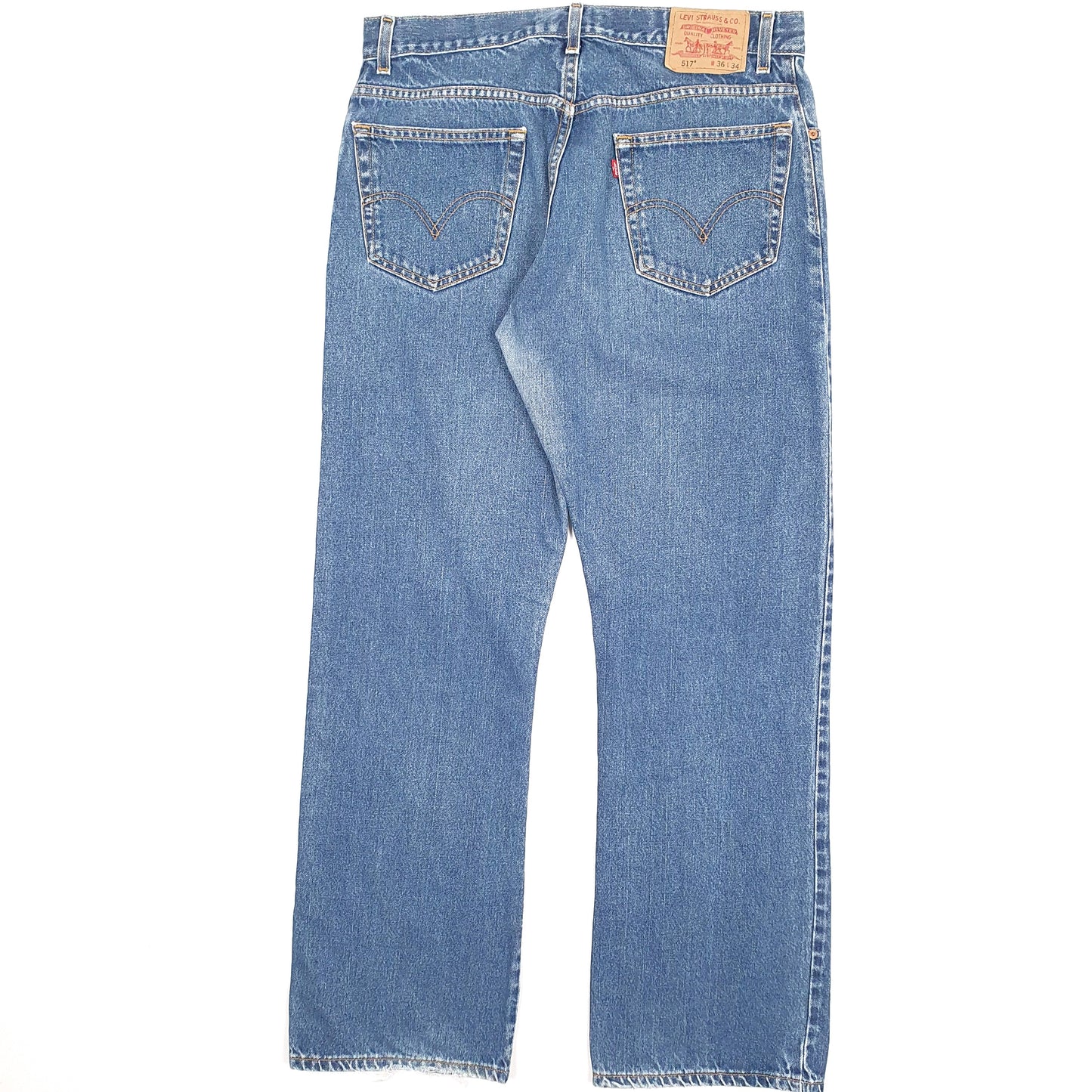Mens Blue Levis 2000s Y2K 517 JeansW36 L34