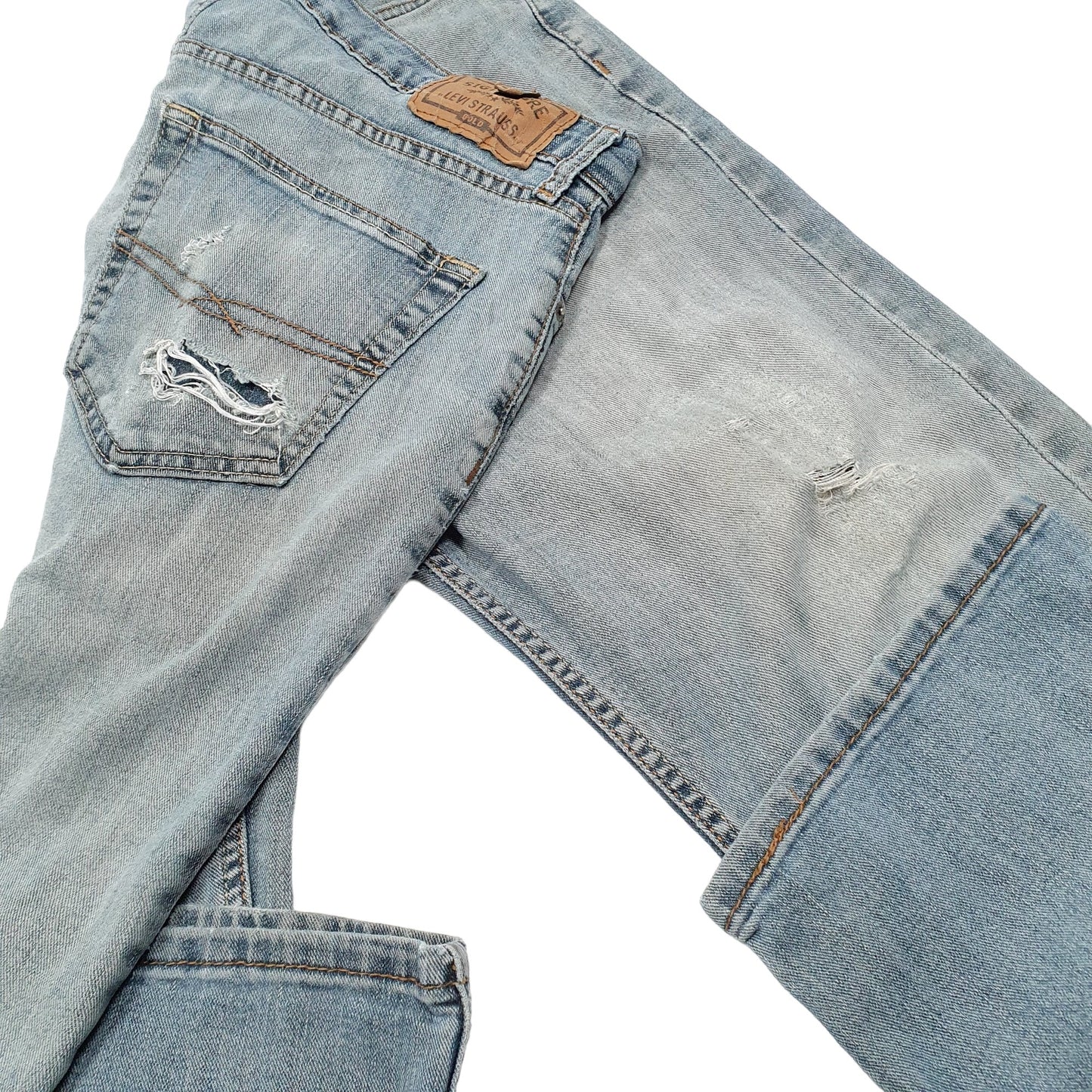 Mens Blue Levis Relaxed Signature JeansW34 L32