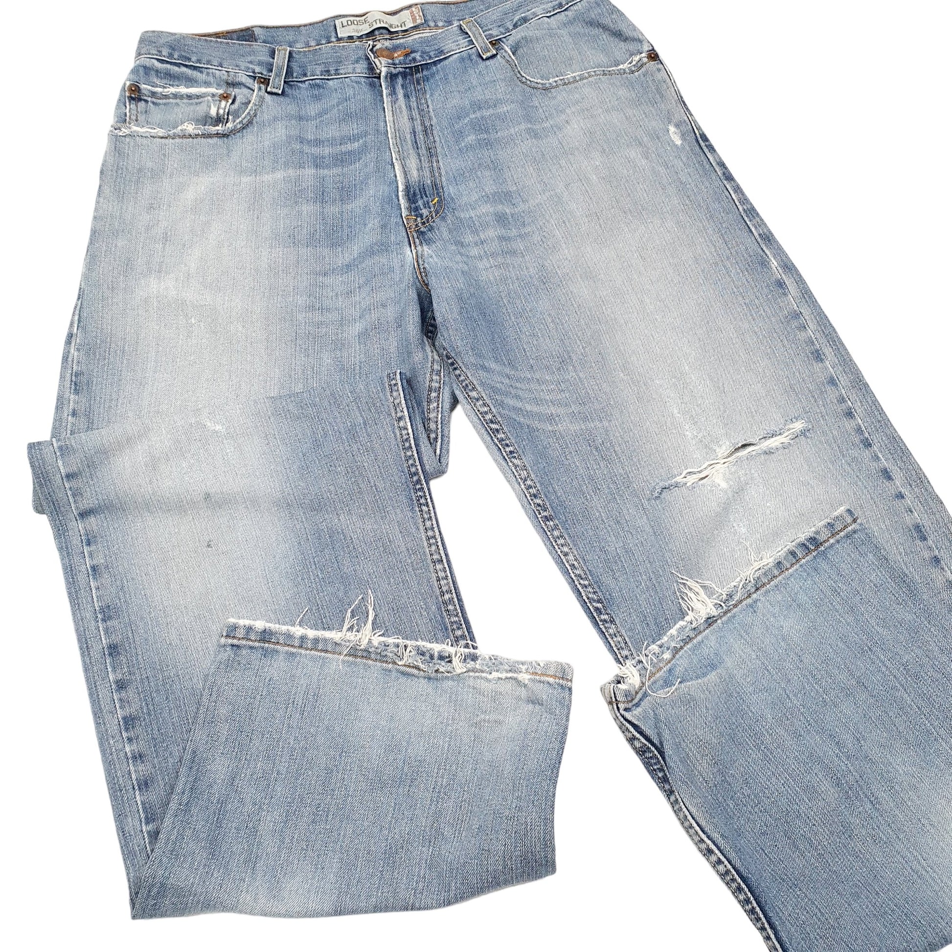 Mens Blue Levis  569 JeansW36 L34