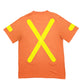 Mens Orange Dickies  Short Sleeve T Shirt