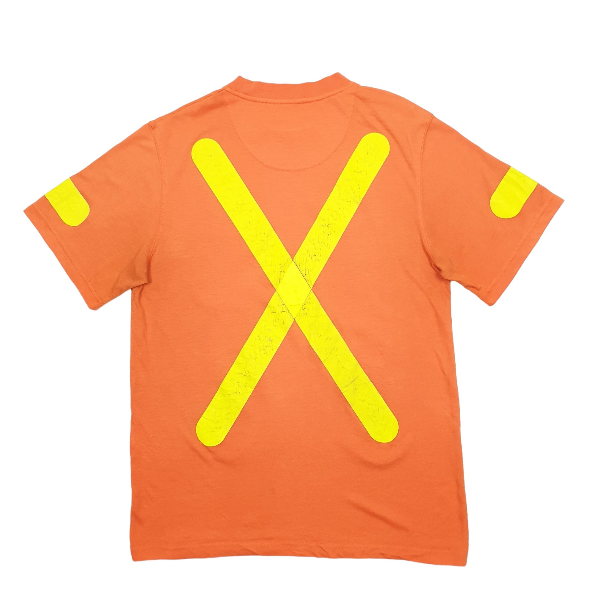 Mens Orange Dickies  Short Sleeve T Shirt