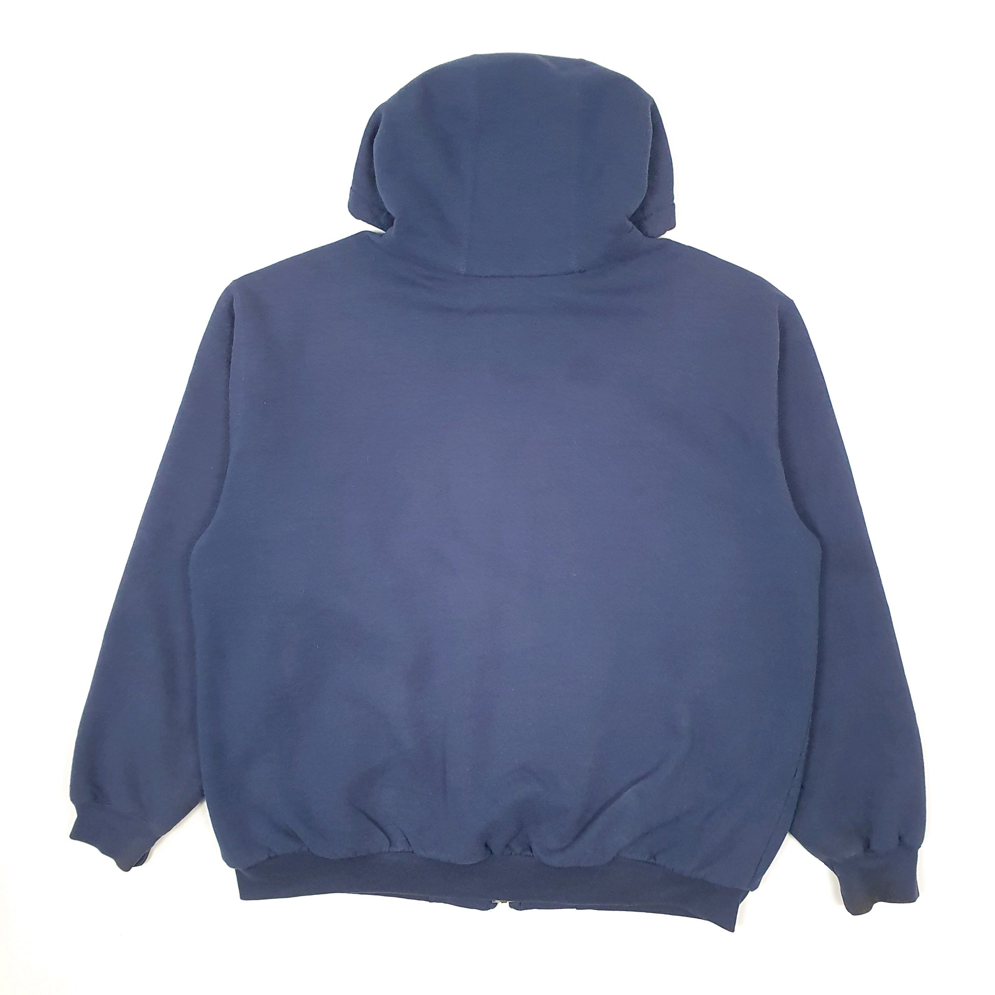 Mens Navy Carhartt J149 Thermal Lined Hoodie Active Jacket Full Zip Jumper