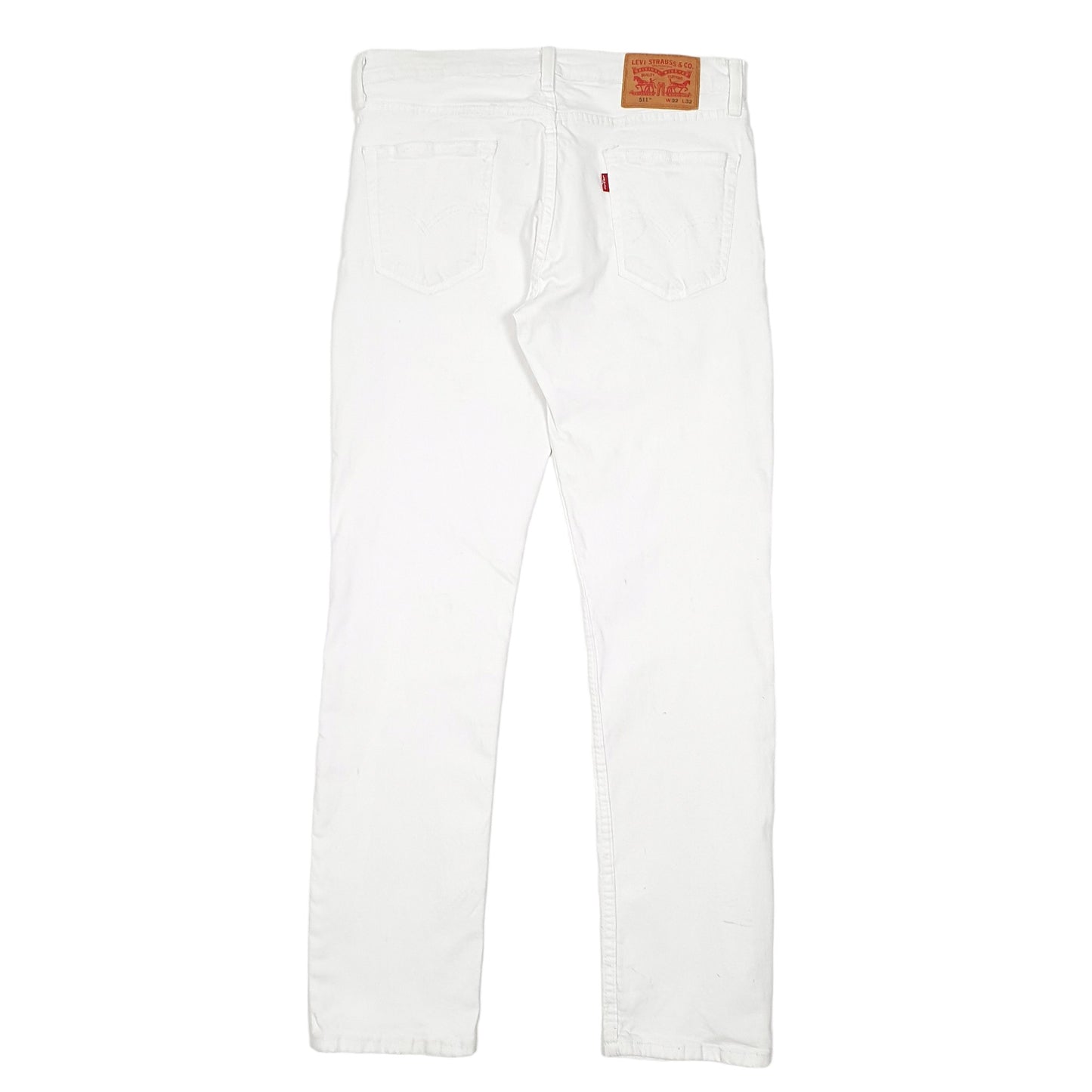 Mens White Levis Stretch 511 JeansW32 L32