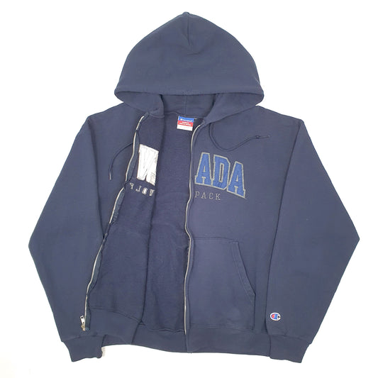 Mens Navy Champion Hoodie Nevada Full Zip Jumper