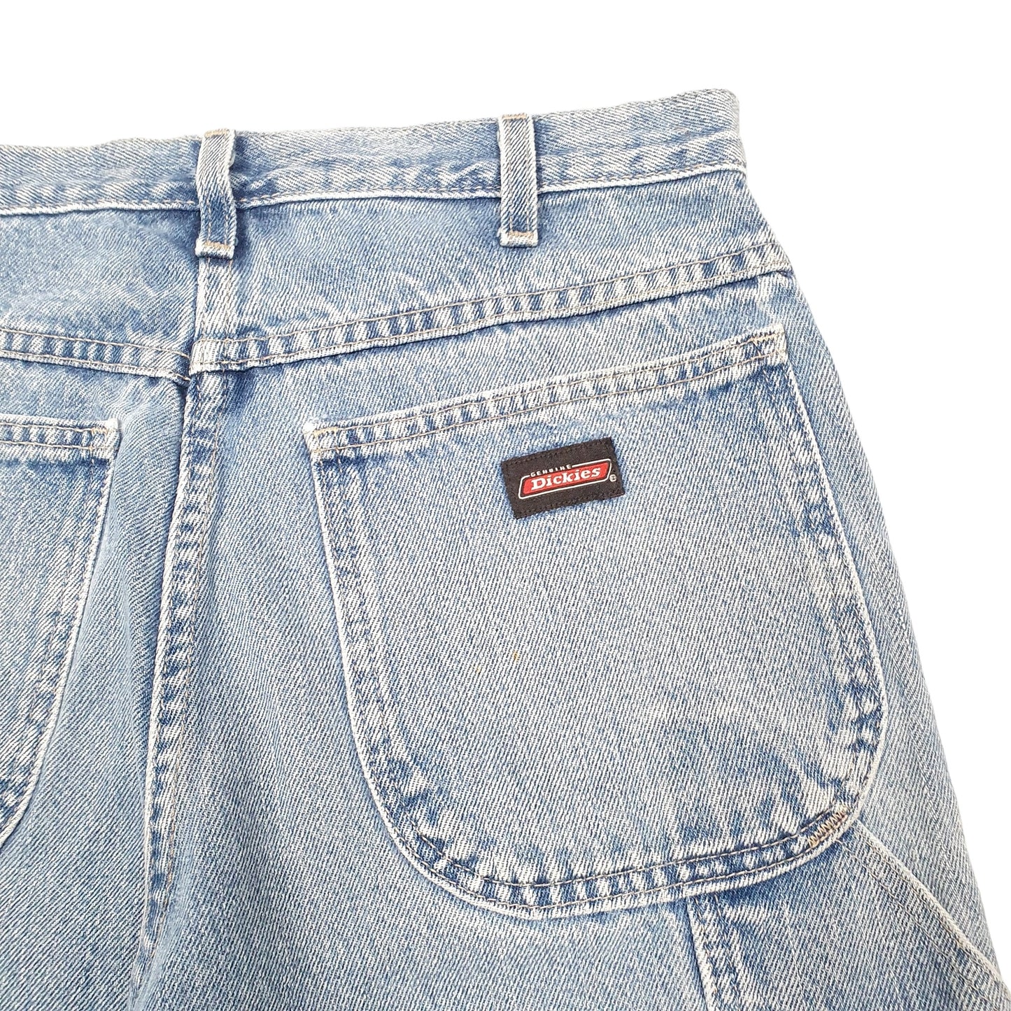 Mens Blue Dickies Carpenter Denim Shorts
