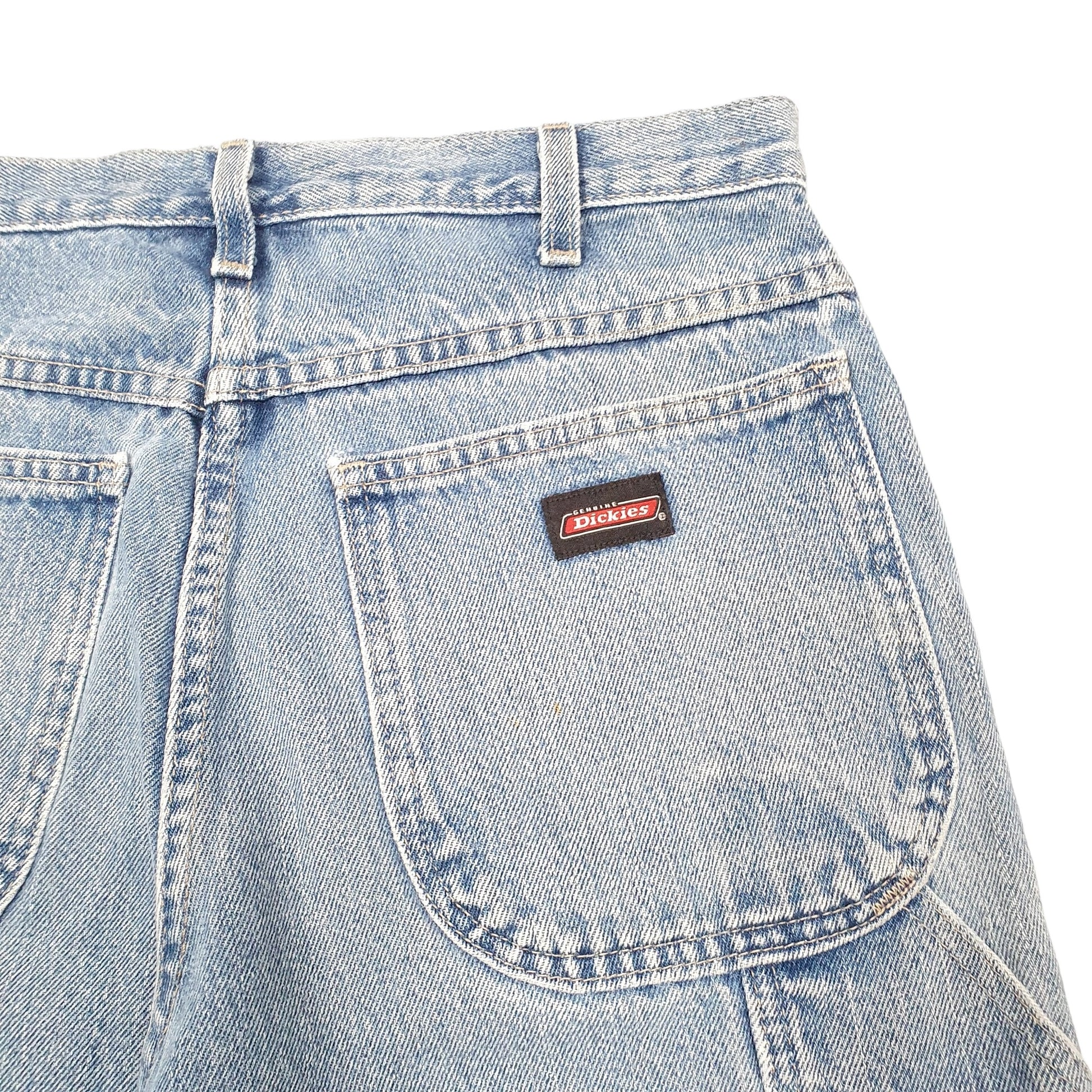 Mens Blue Dickies Carpenter Denim Shorts