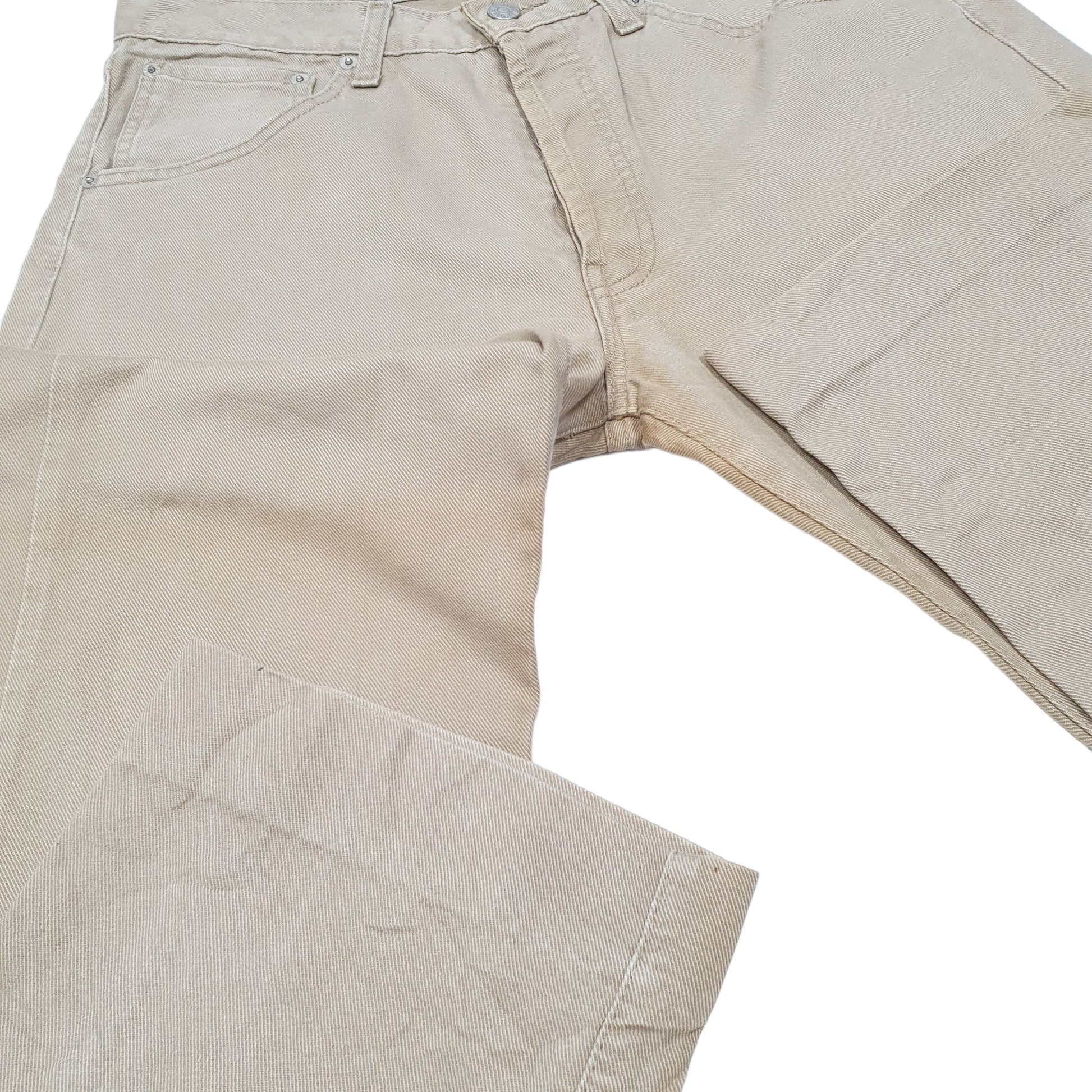 Mens Beige Levis  551 JeansW32 L30