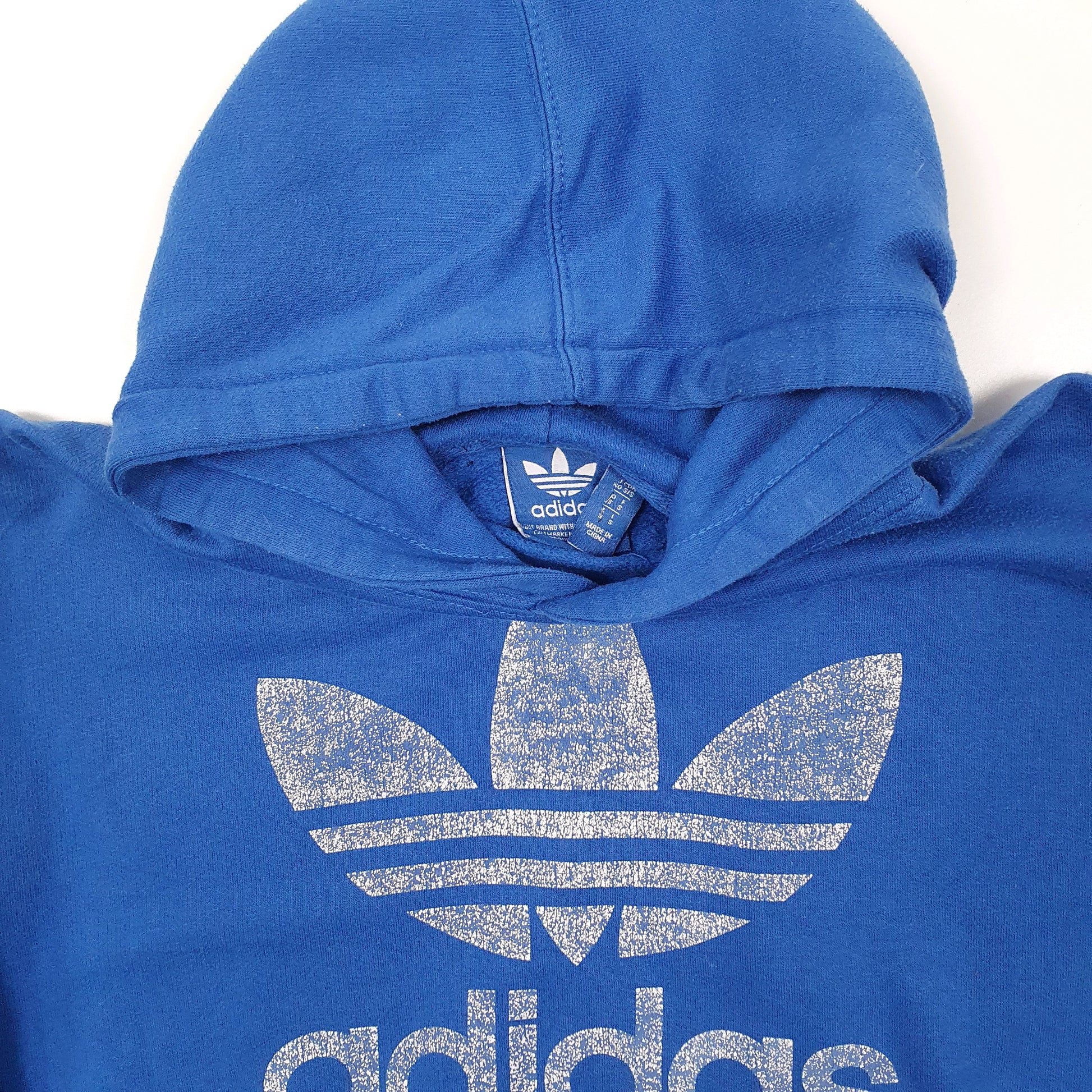 Mens Blue Adidas Originals  Hoodie Jumper