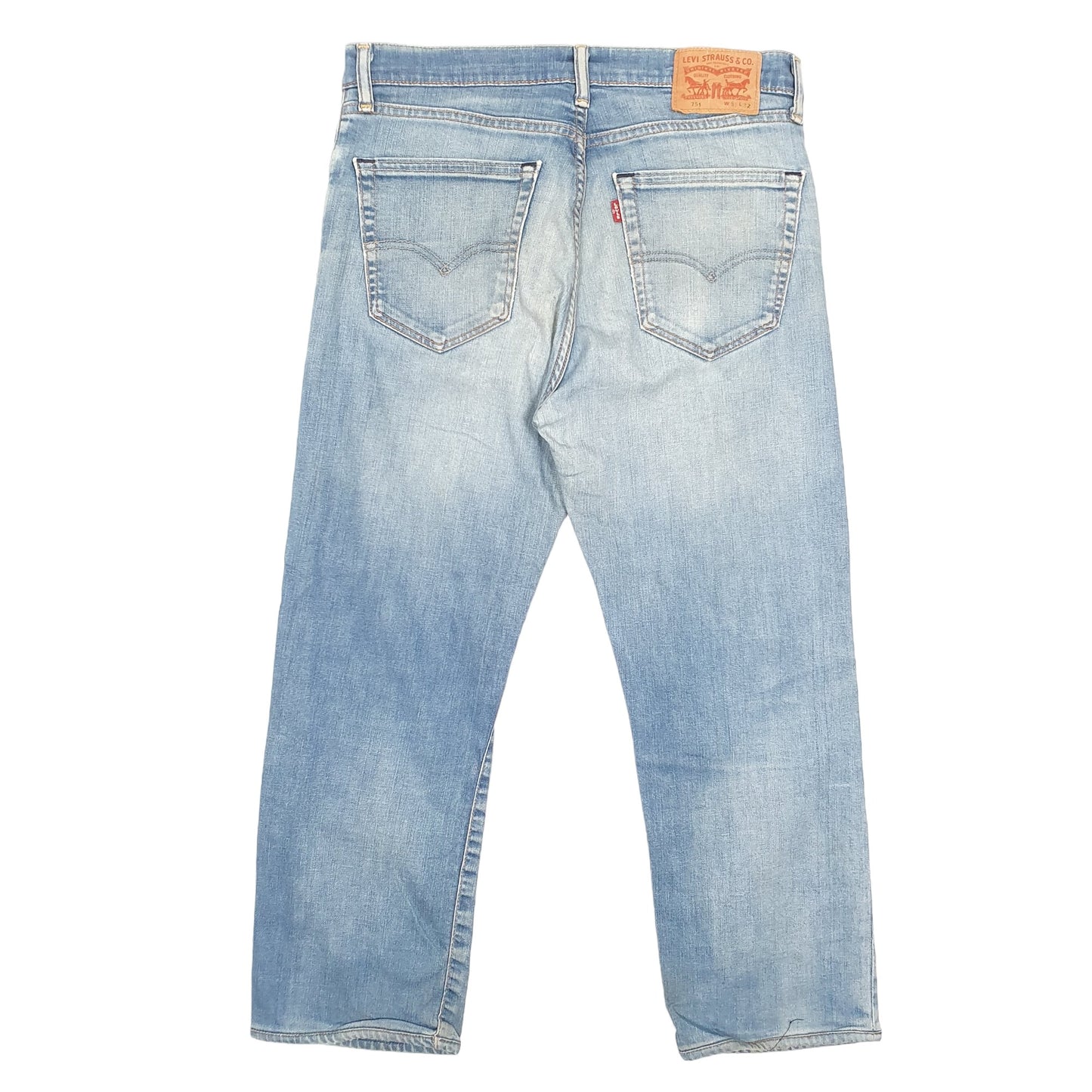 Mens Blue Levis Standard 751 JeansW33 L27