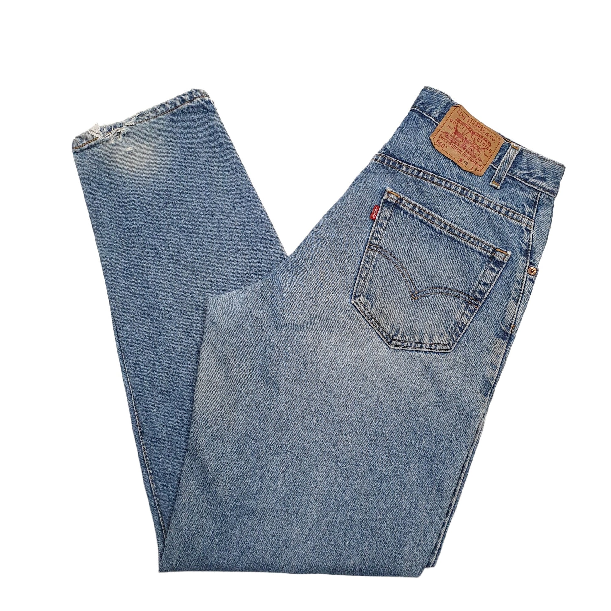 Mens Blue Levis  560 JeansW34 L34