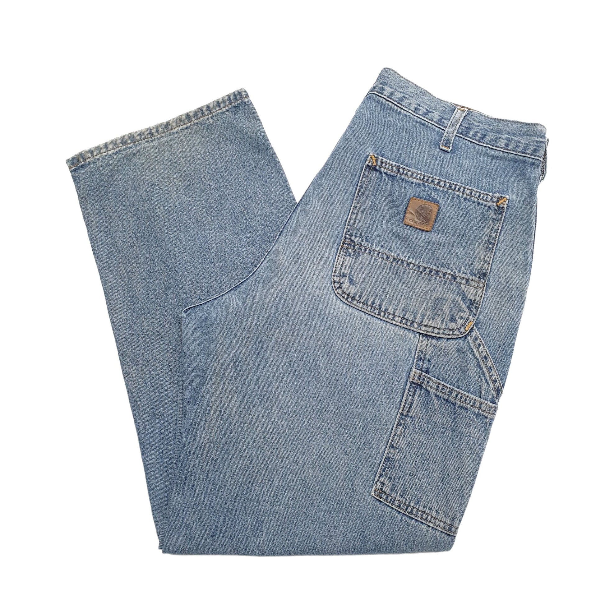 Mens Blue Carhartt B13 Carpenter Trousers