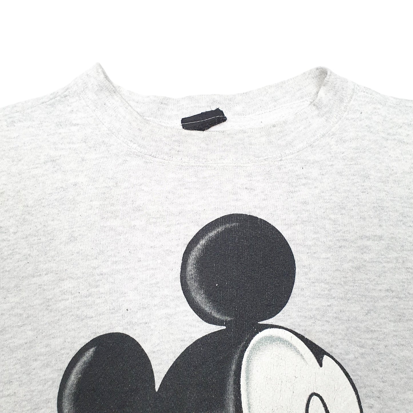 Mens Grey Mickey Mouse Disney Crewneck Jumper