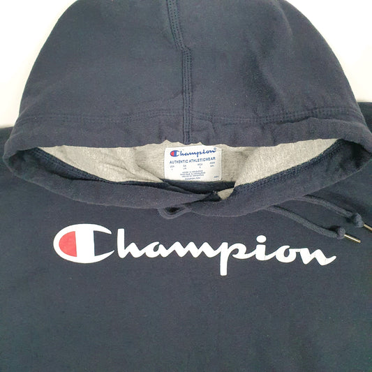 Mens Navy Champion  Hoodie Jumper