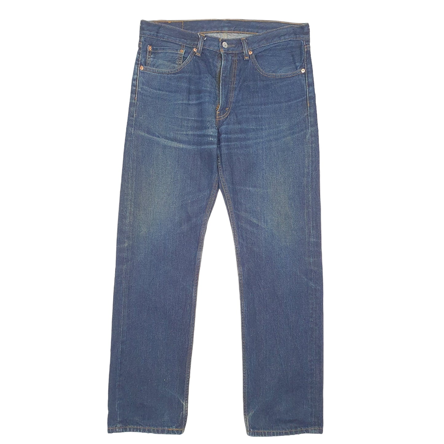 Mens Blue Levis  505 JeansW34 L32