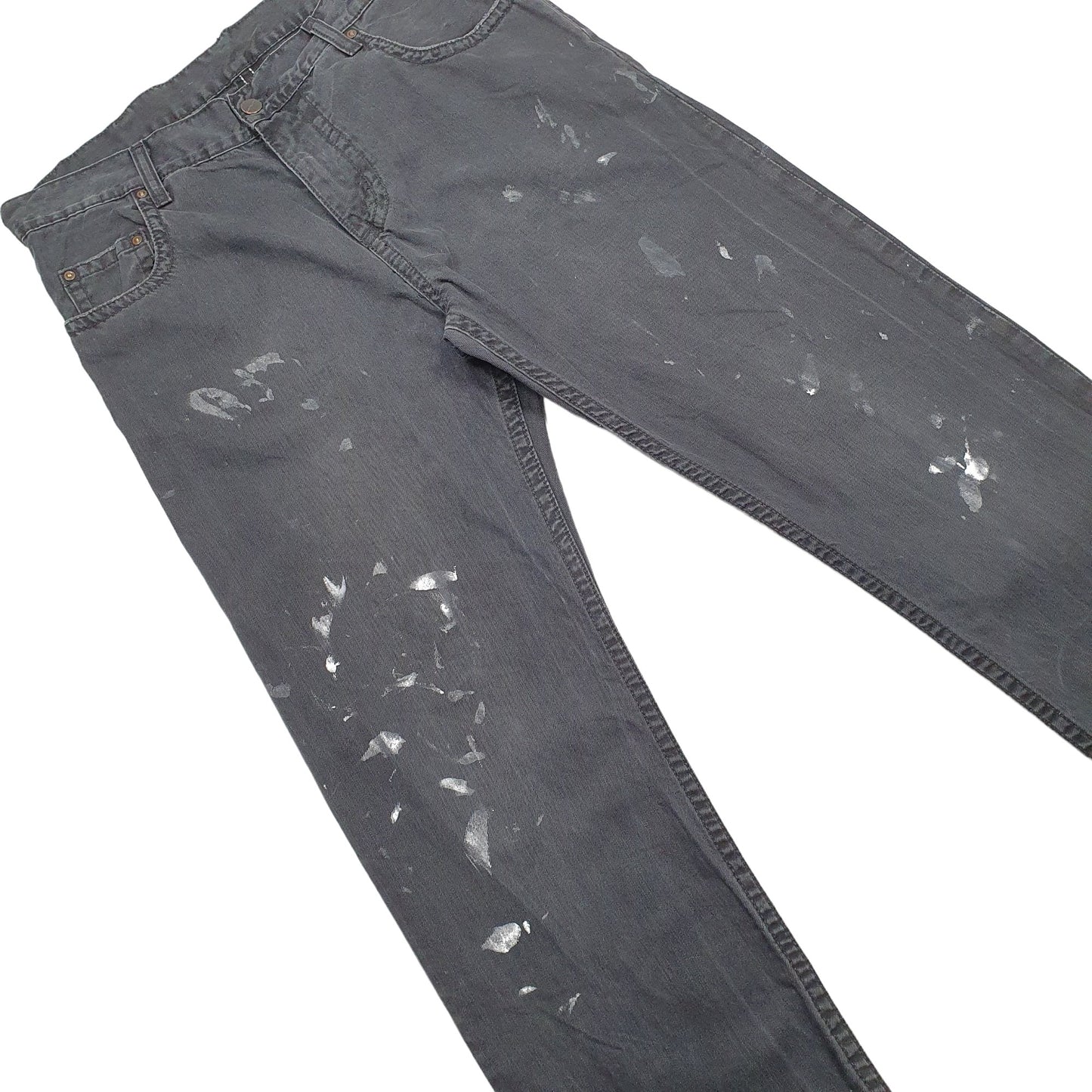 Mens Black Carhartt  Straight JeansW33 L32