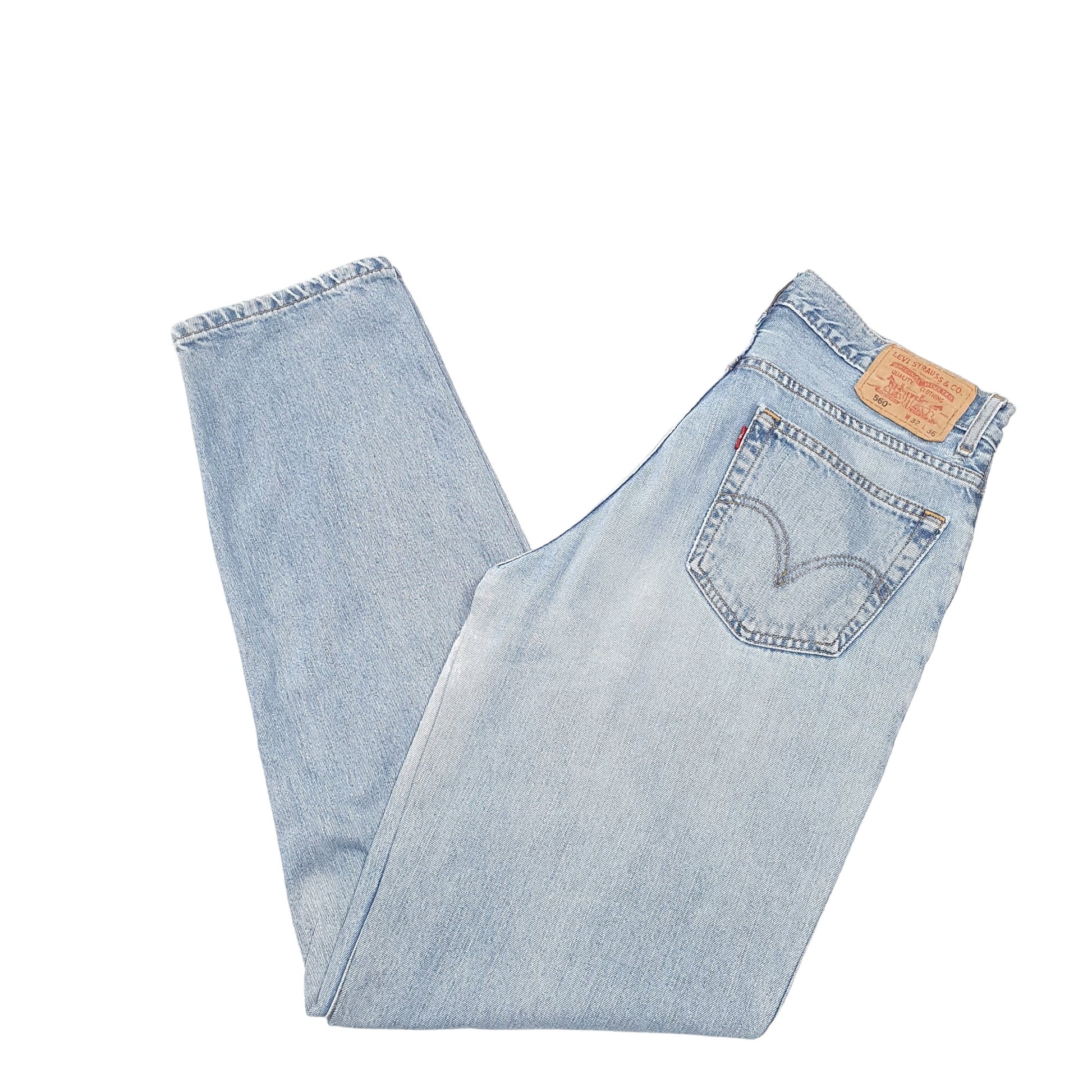 Mens Blue Levis Comfort Fit 560 JeansW32 L36