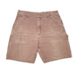 Mens Brown Carhartt B11 Carpenter Shorts
