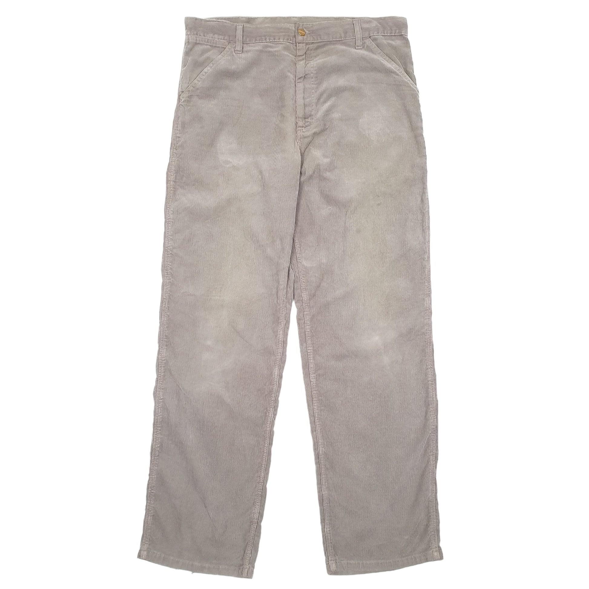 Mens Grey Carhartt  Corduroy Trousers