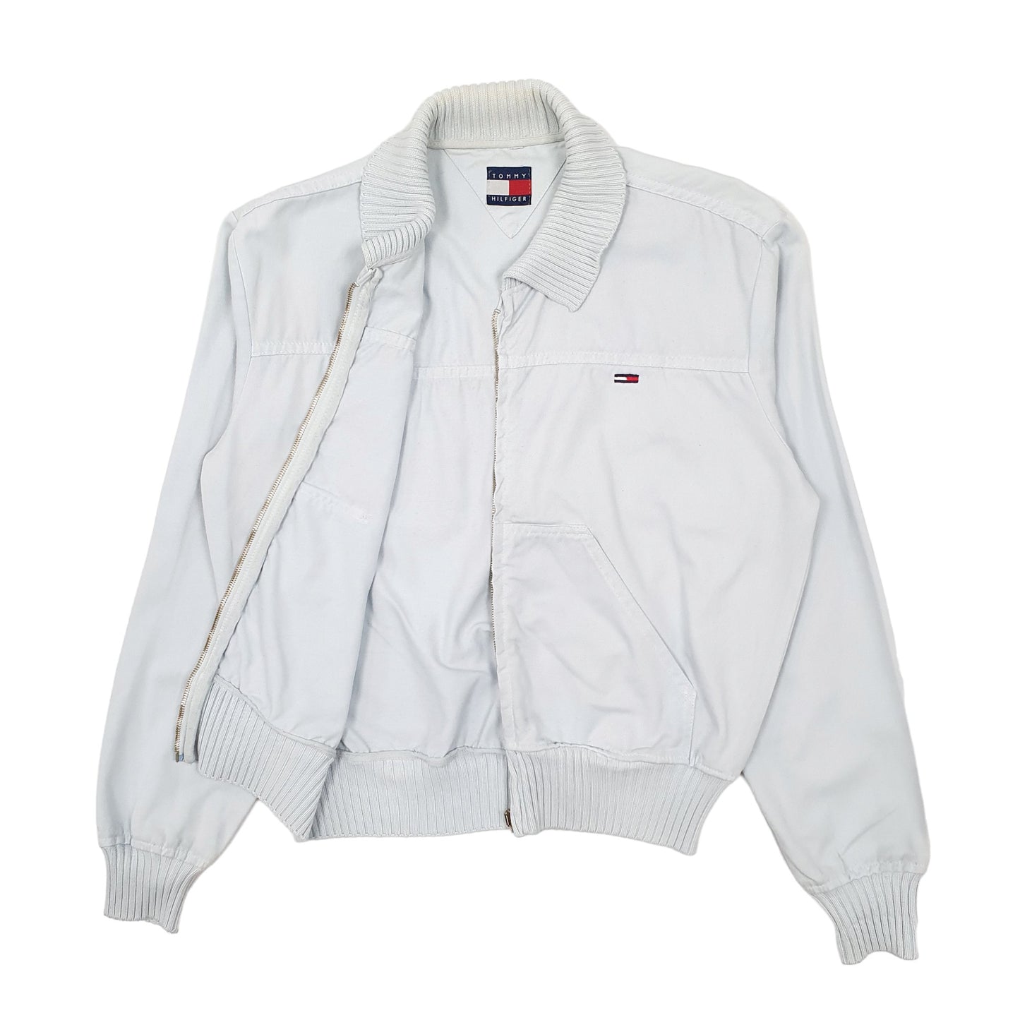 Womens Blue Tommy Hilfiger Harrington Windbreaker  Coat