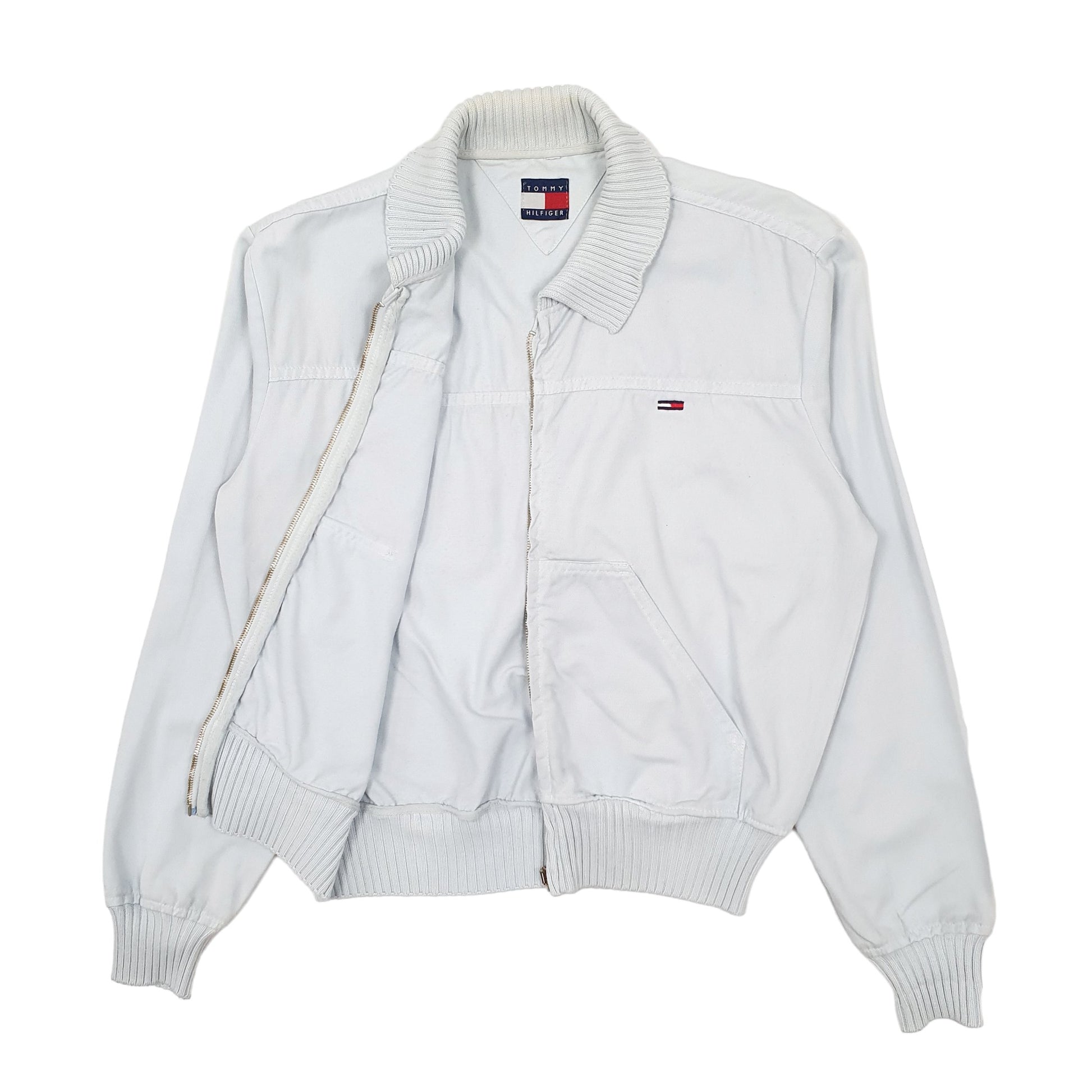 Womens Blue Tommy Hilfiger Harrington Windbreaker  Coat