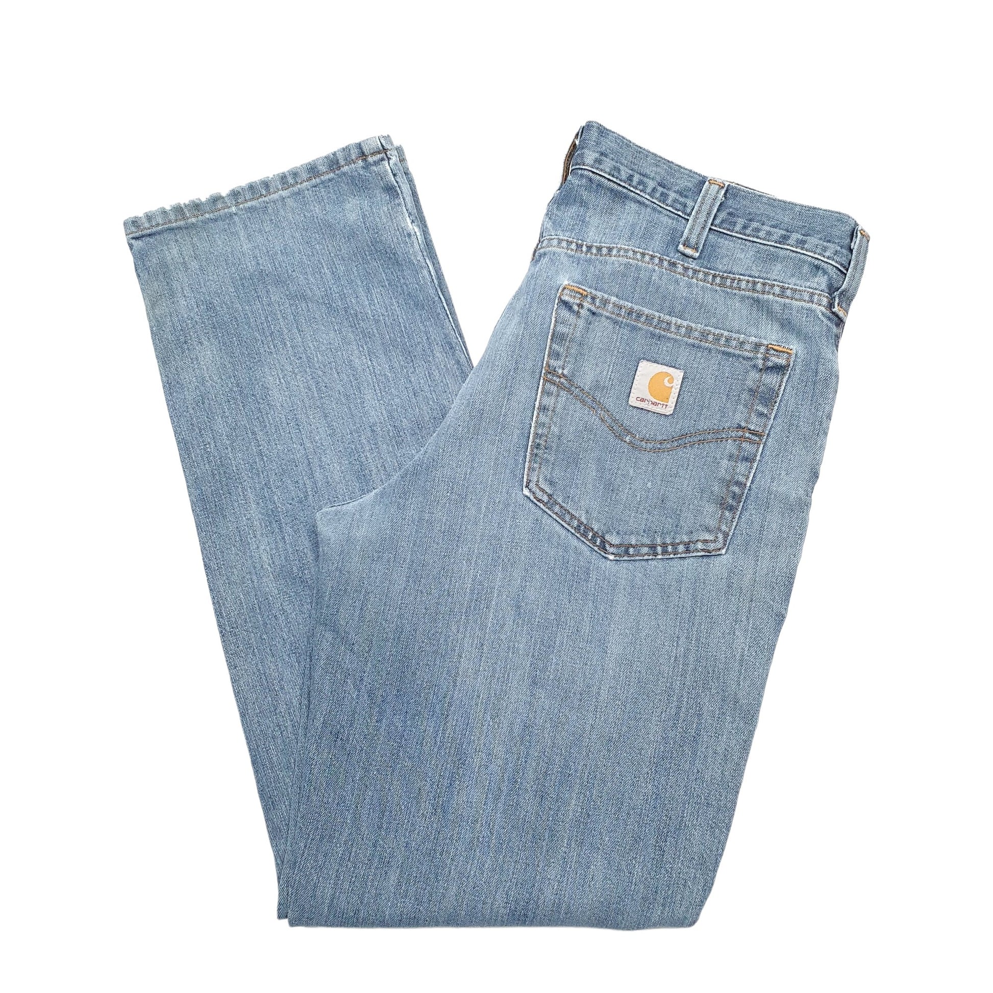 Mens Blue Carhartt Carpenter Carpenter JeansW34 L32