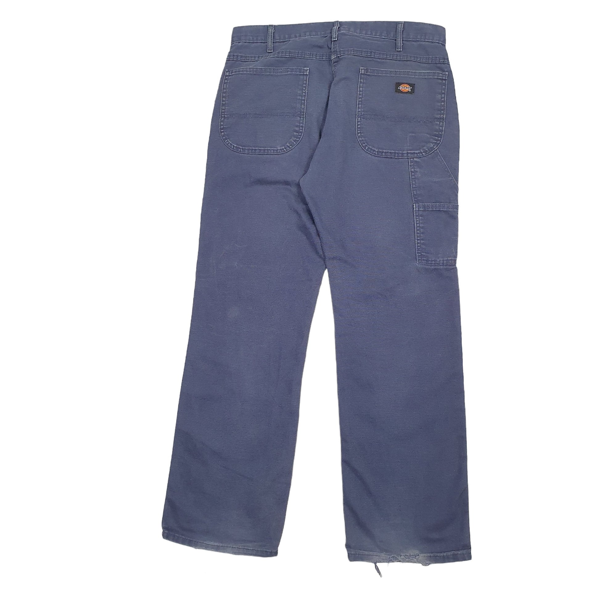 Mens Blue Dickies  Carpenter Trousers