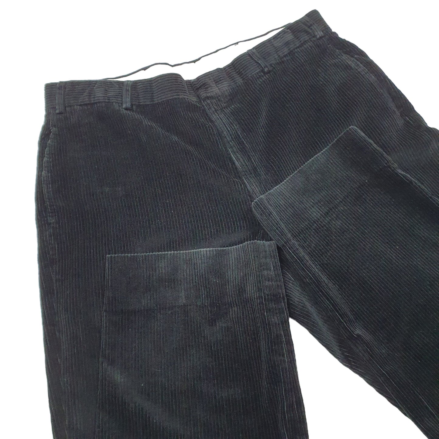 Mens Black Brooks Brothers  Corduroy Trousers