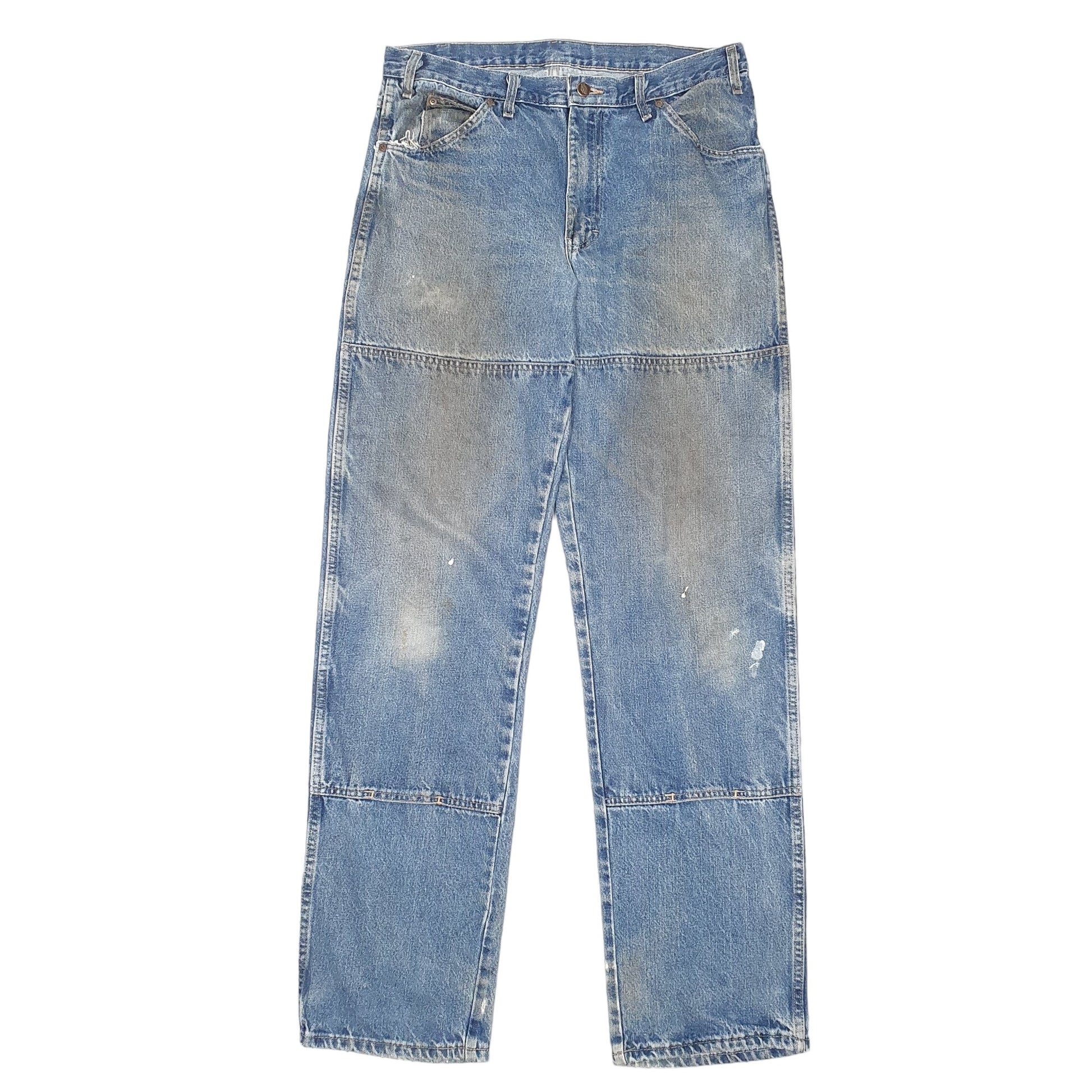 Mens Blue Dickies Double Knee Carpenter JeansW34 L36