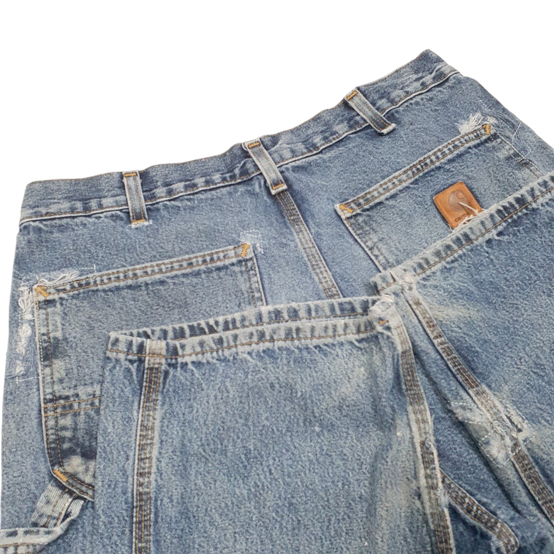Mens Blue Carhartt Carpenter B13 JeansW32 L32