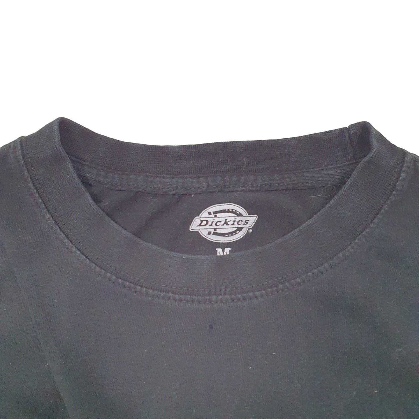 Mens Black Dickies Pocket Workwear Short Sleeve T Shirt