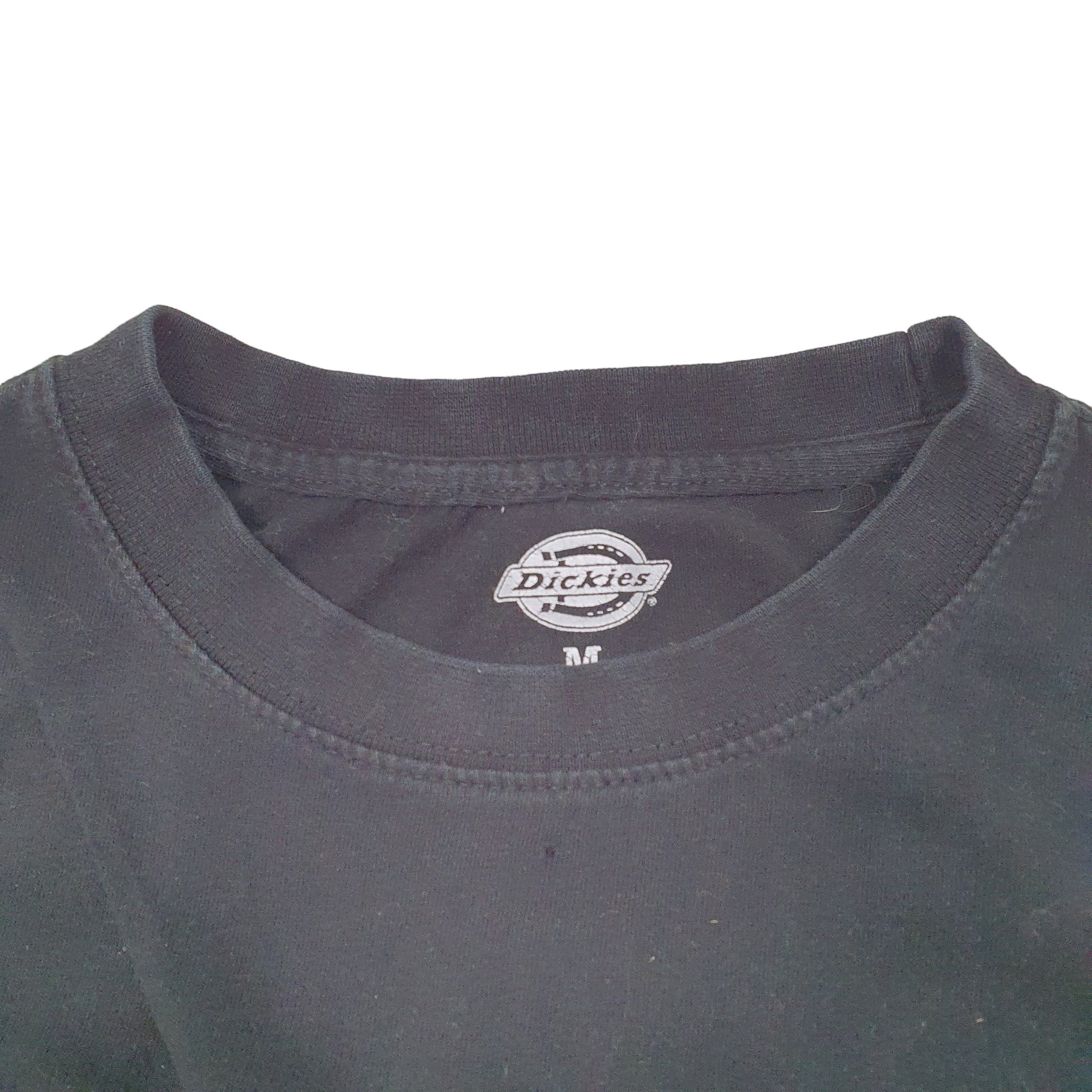 Mens Black Dickies Pocket Workwear Short Sleeve T Shirt