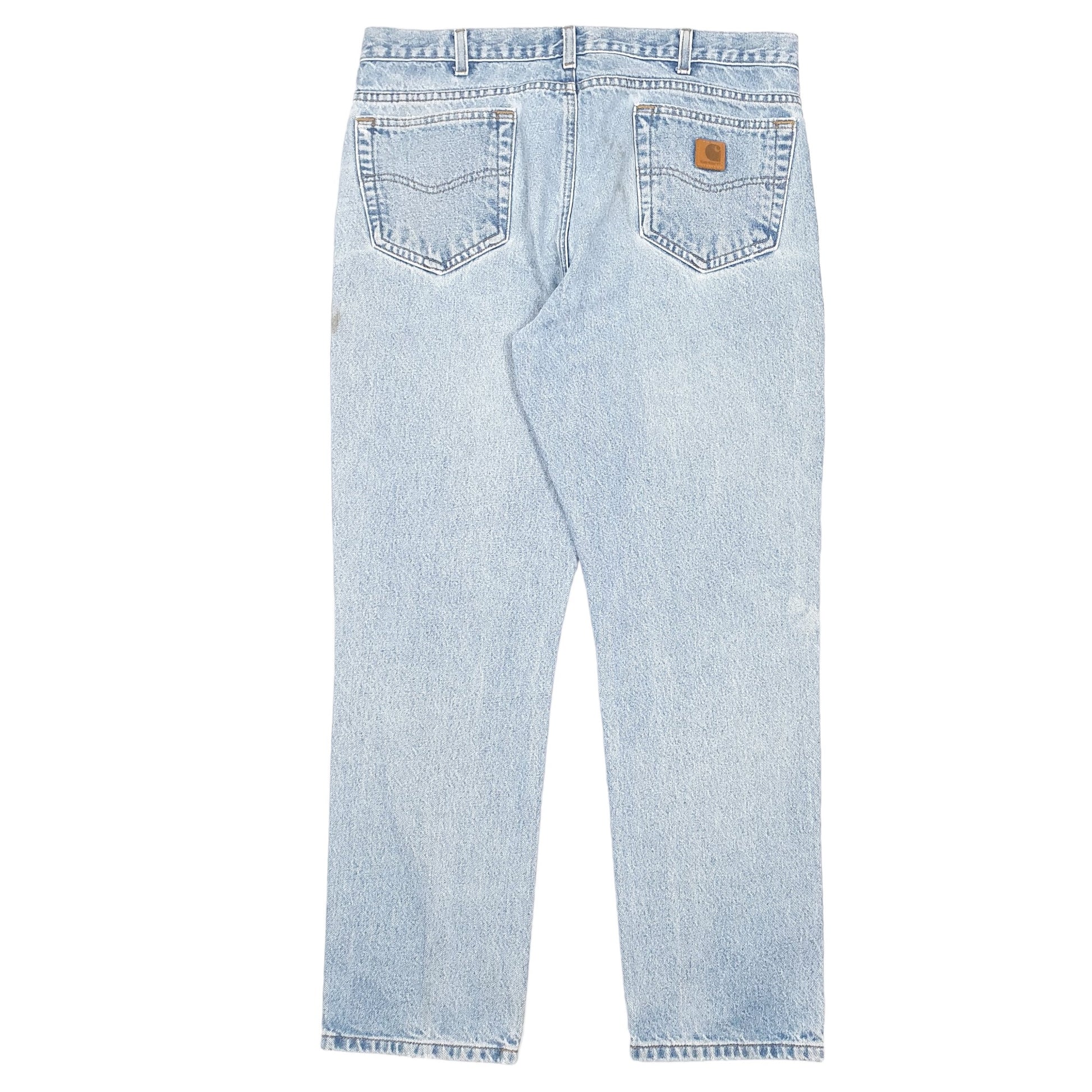 Mens Blue Carhartt Traditional Fit B18 JeansW38 L30