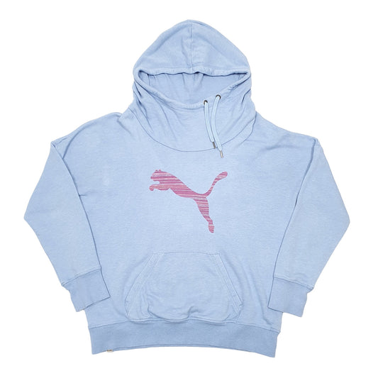 Womens Blue Puma  Hoodie Jumper