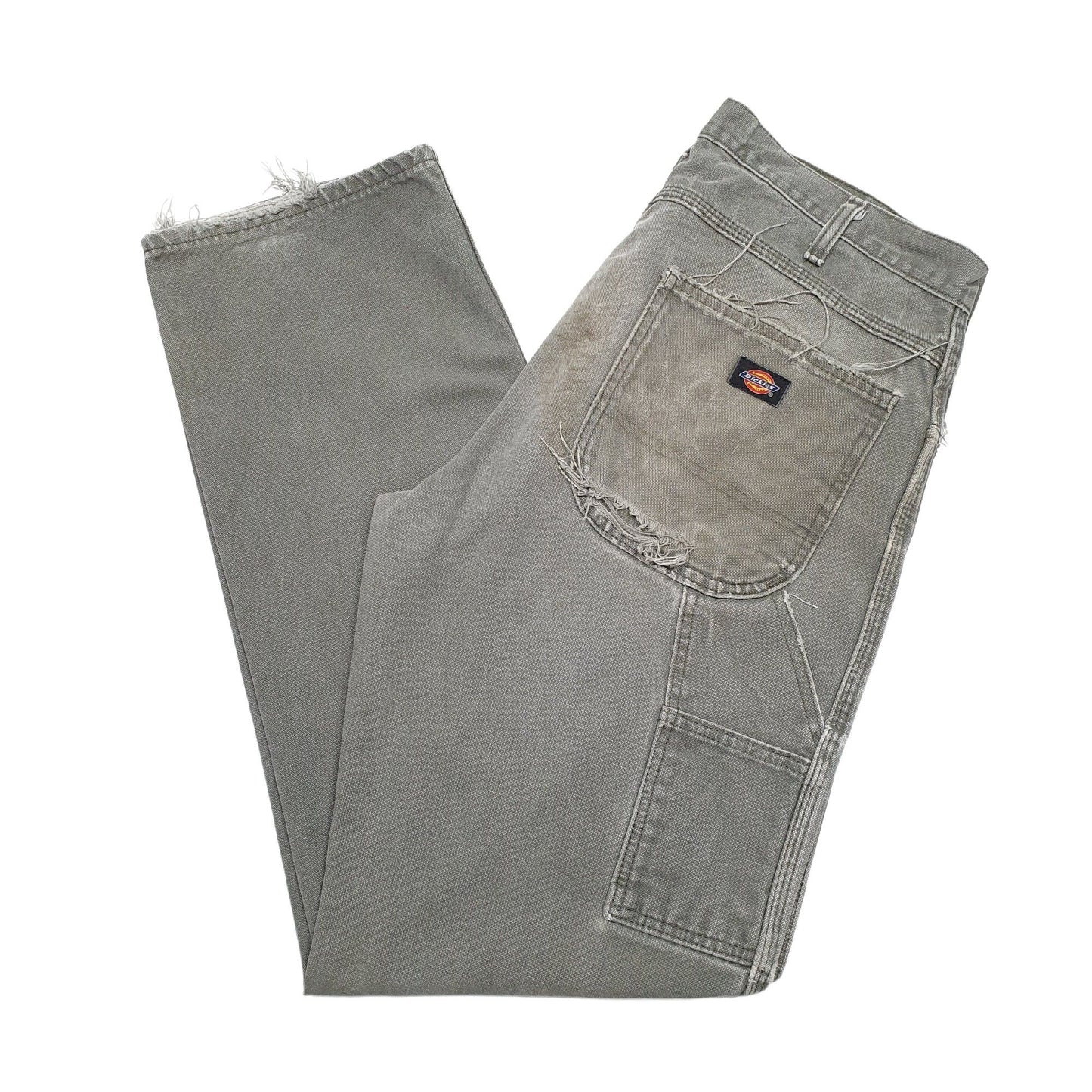 Mens Khaki Dickies Carpenter Carpenter Trousers