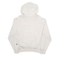 Mens Cream Champion Spellout Hoodie Jumper