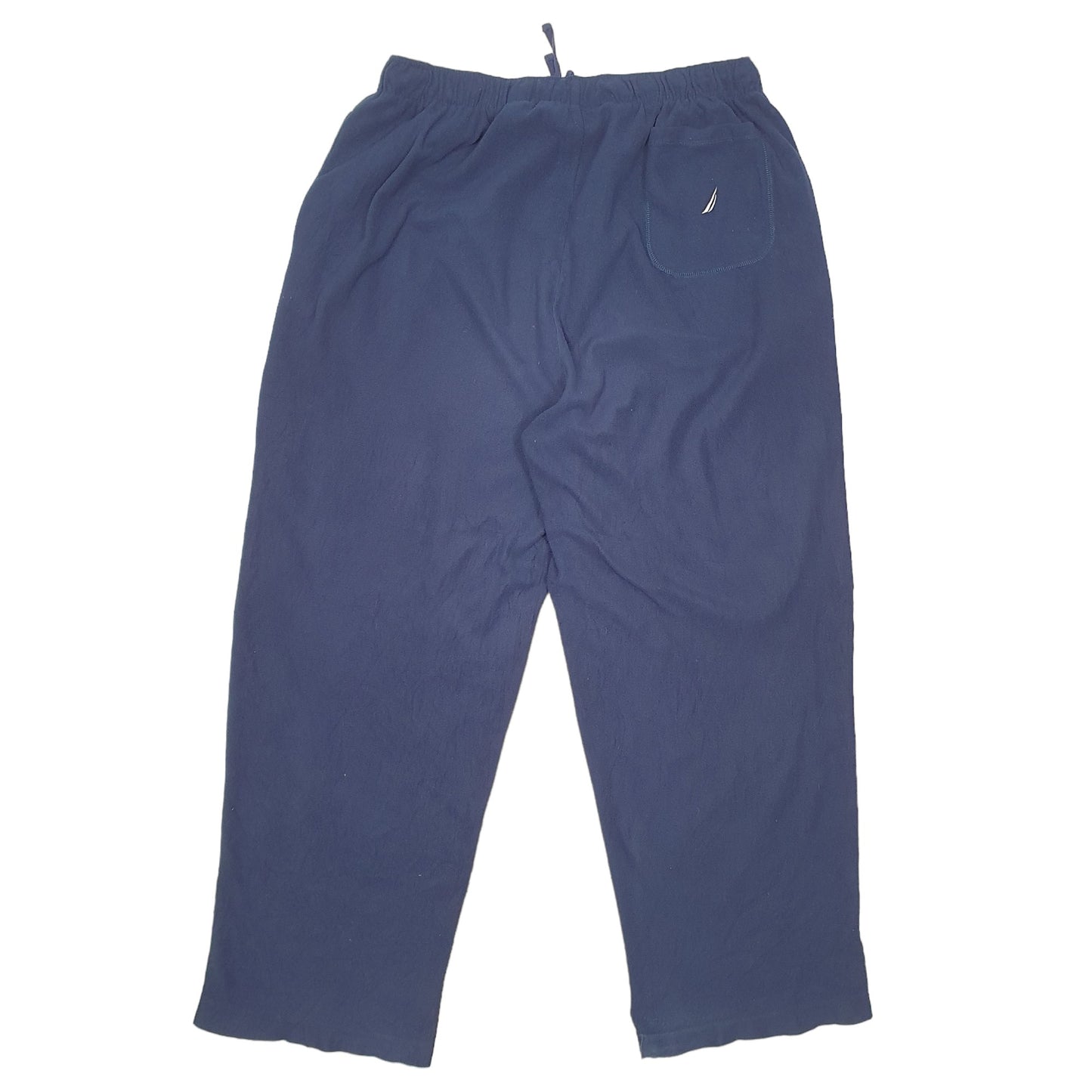 Mens Navy Nautica Fleece Jogger Trousers