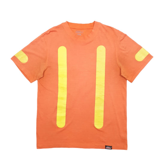 Mens Orange Dickies  Short Sleeve T Shirt