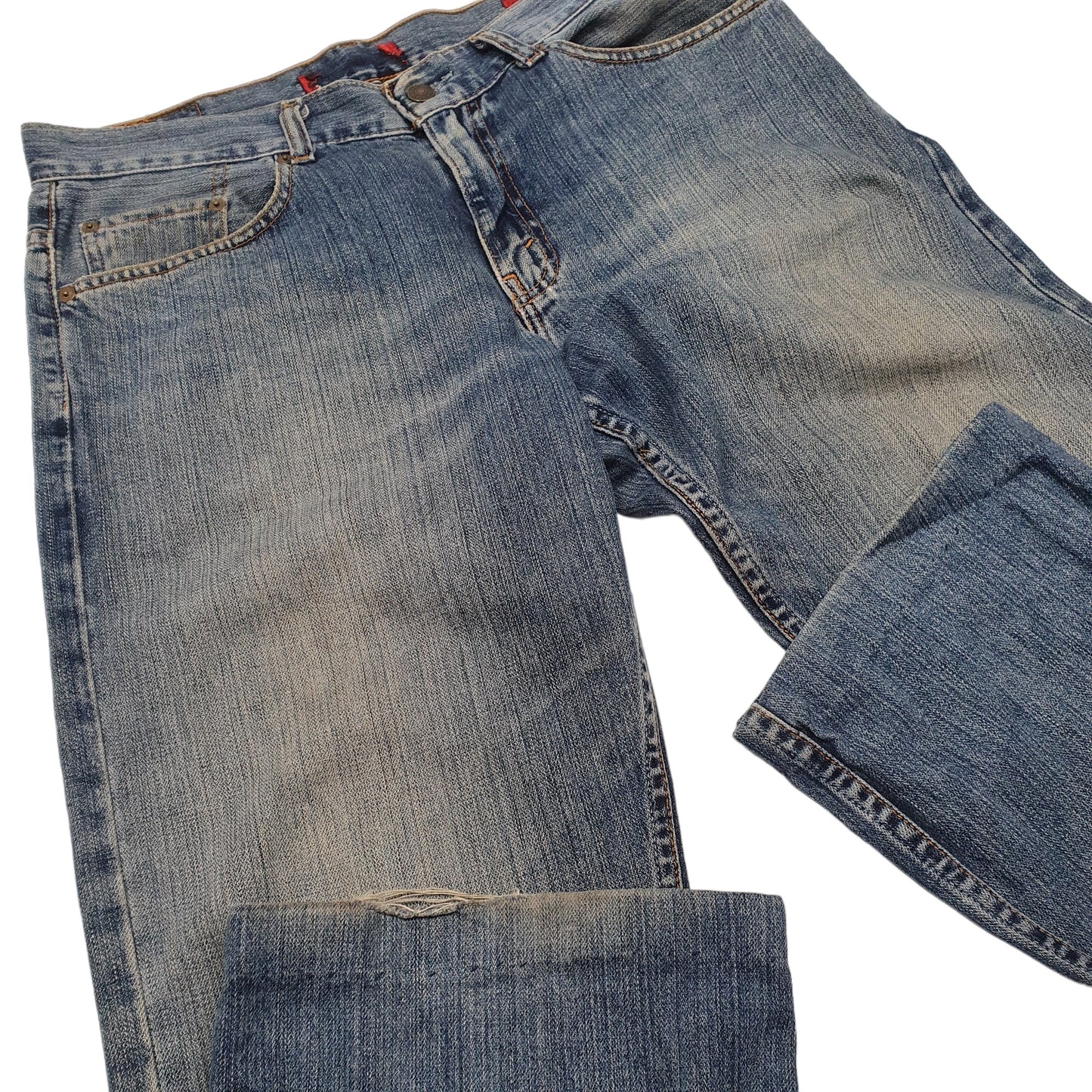 Mens Blue Levis Straight 503 JeansW33 L30