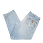 Mens Blue Carhartt Relaxed Polyester lined Insulated B155 JeansW36 L30