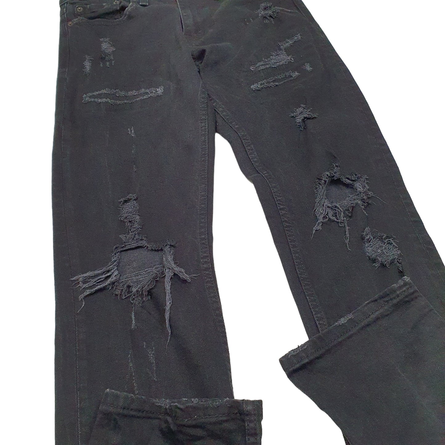 Mens Black Levis Distressed 511 JeansW30 L32