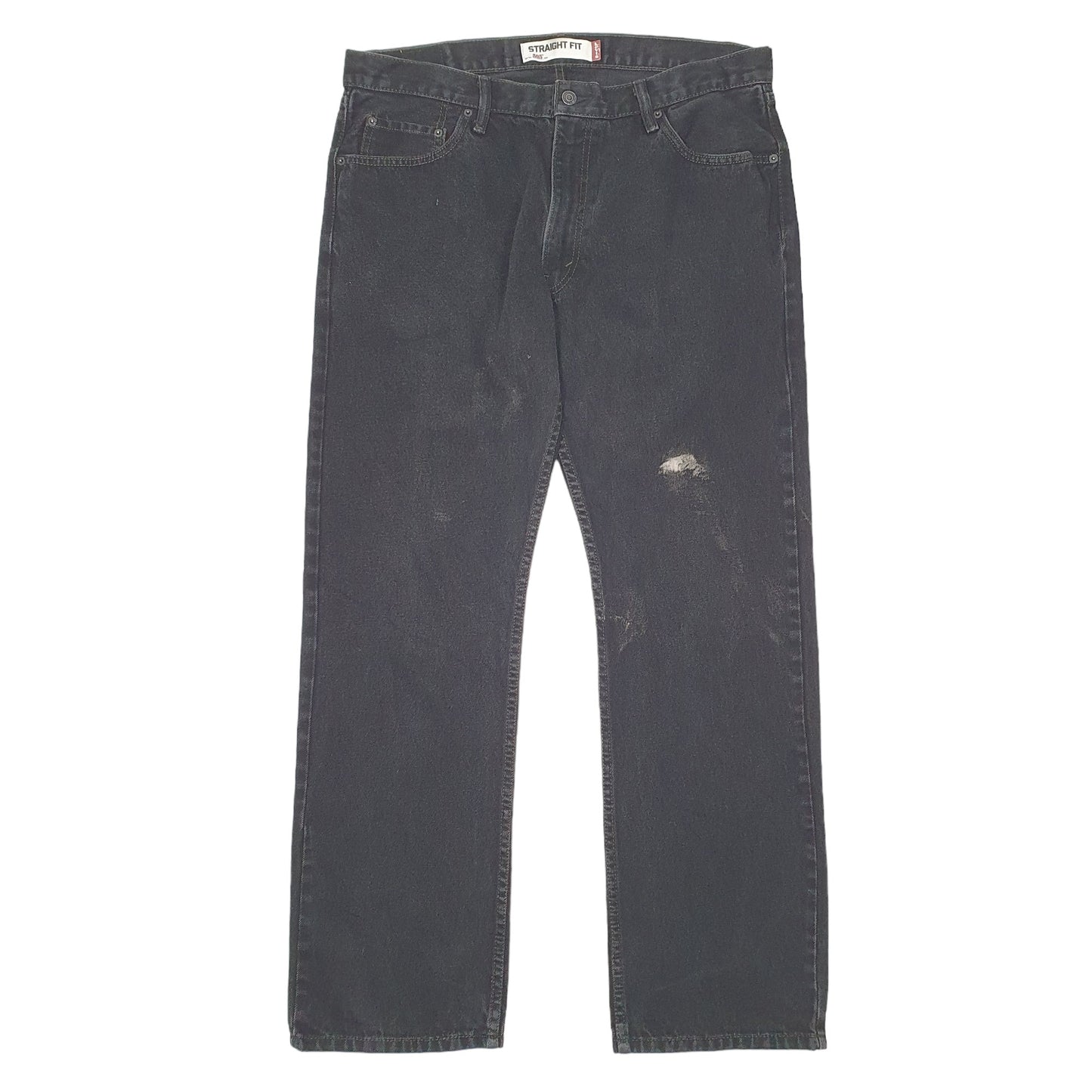 Mens Black Levis  505 JeansW38 L32