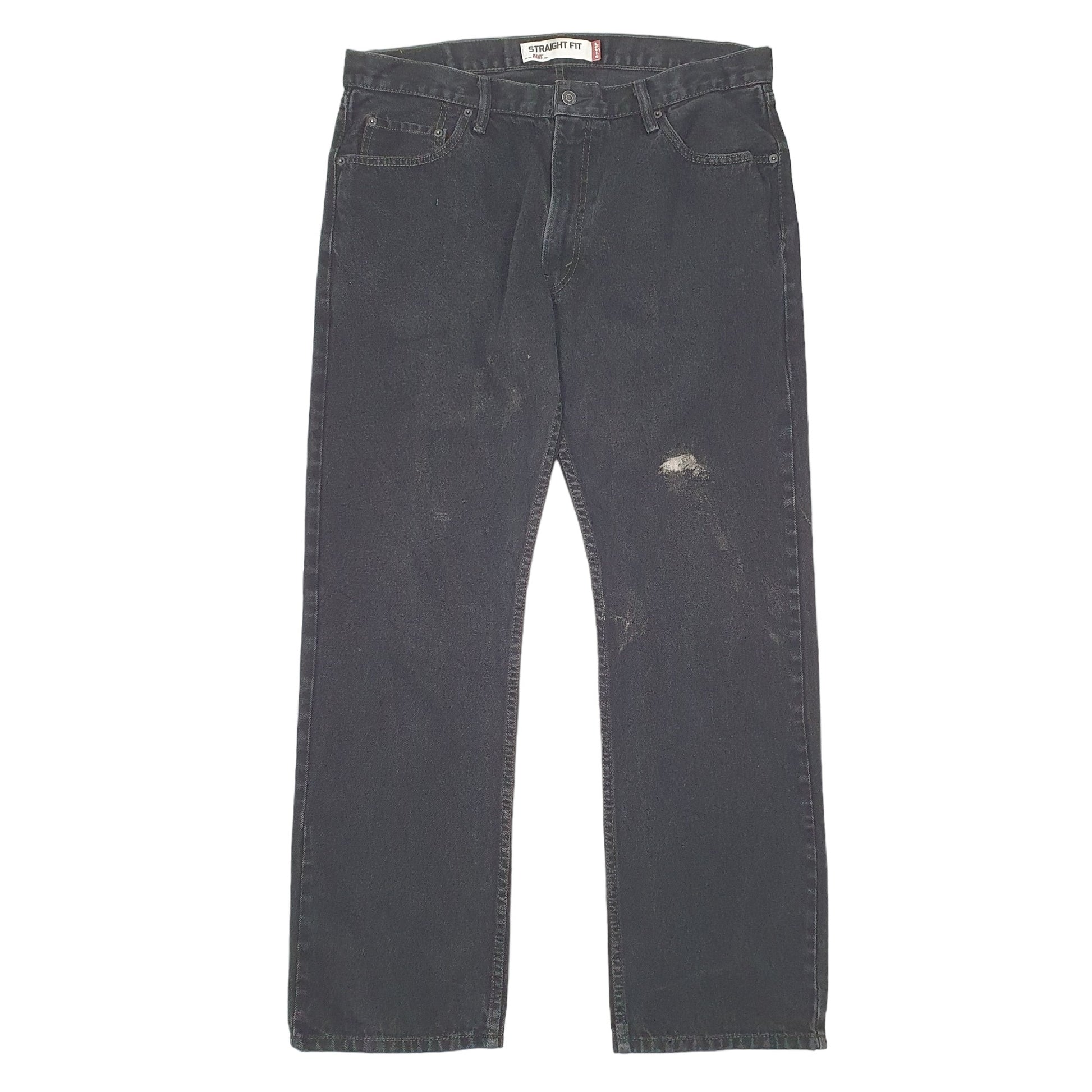 Mens Black Levis  505 JeansW38 L32