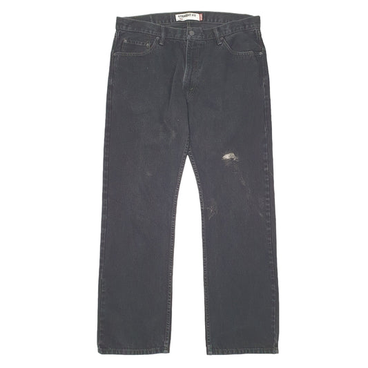 Mens Black Levis  505 JeansW38 L32