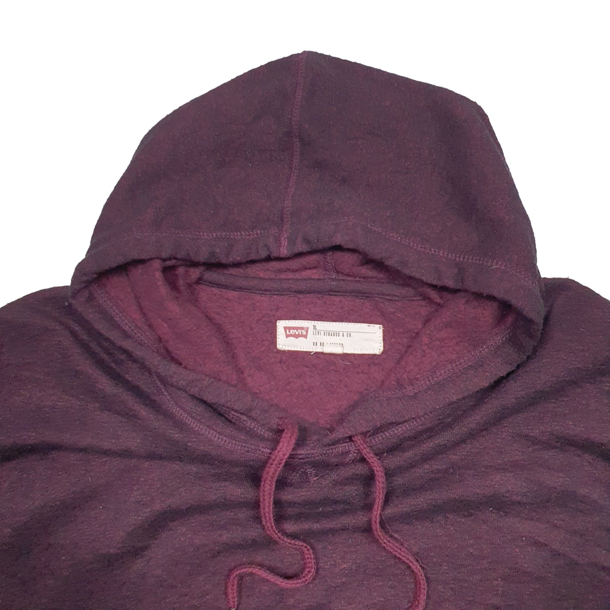 Mens Burgundy Levi's  Hoodie Jumper