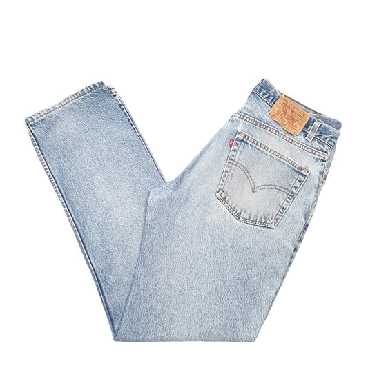 Mens Blue Levis Vintage 90s Made In USA 505 JeansW34 L32