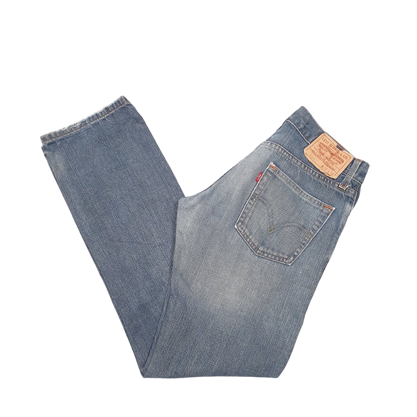 Mens Blue Levis Slim 514 JeansW28 L30